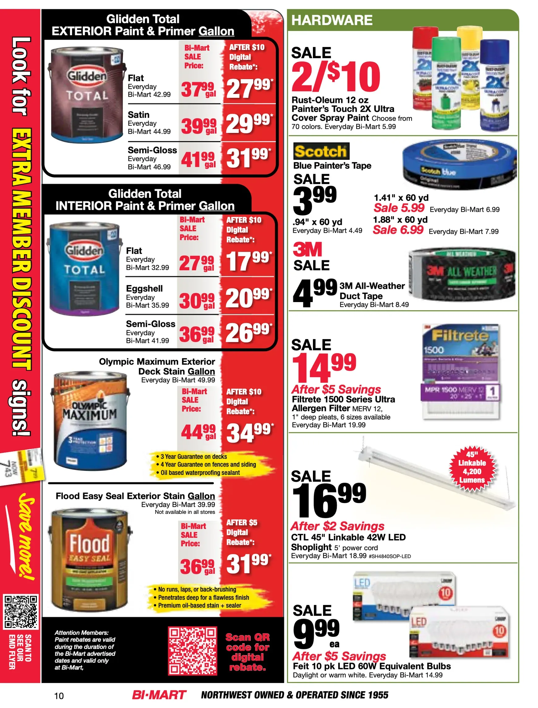 Weekly ad Current Bi-Mart leaflet valid from Tuesday 07/28/2026 to Monday 08/17/2026 from July 28 to August 17 2026 - Page 10