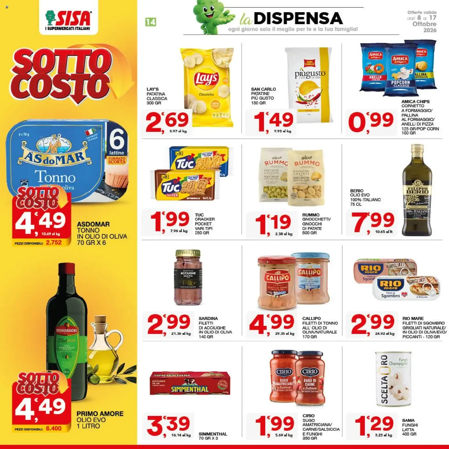 Nuovo SISA volantino dal 08/10/2026 > offerte anteprima 🛍️ da 8 ottobre a 17 ottobre di 2026 - Pagina del volantino 14