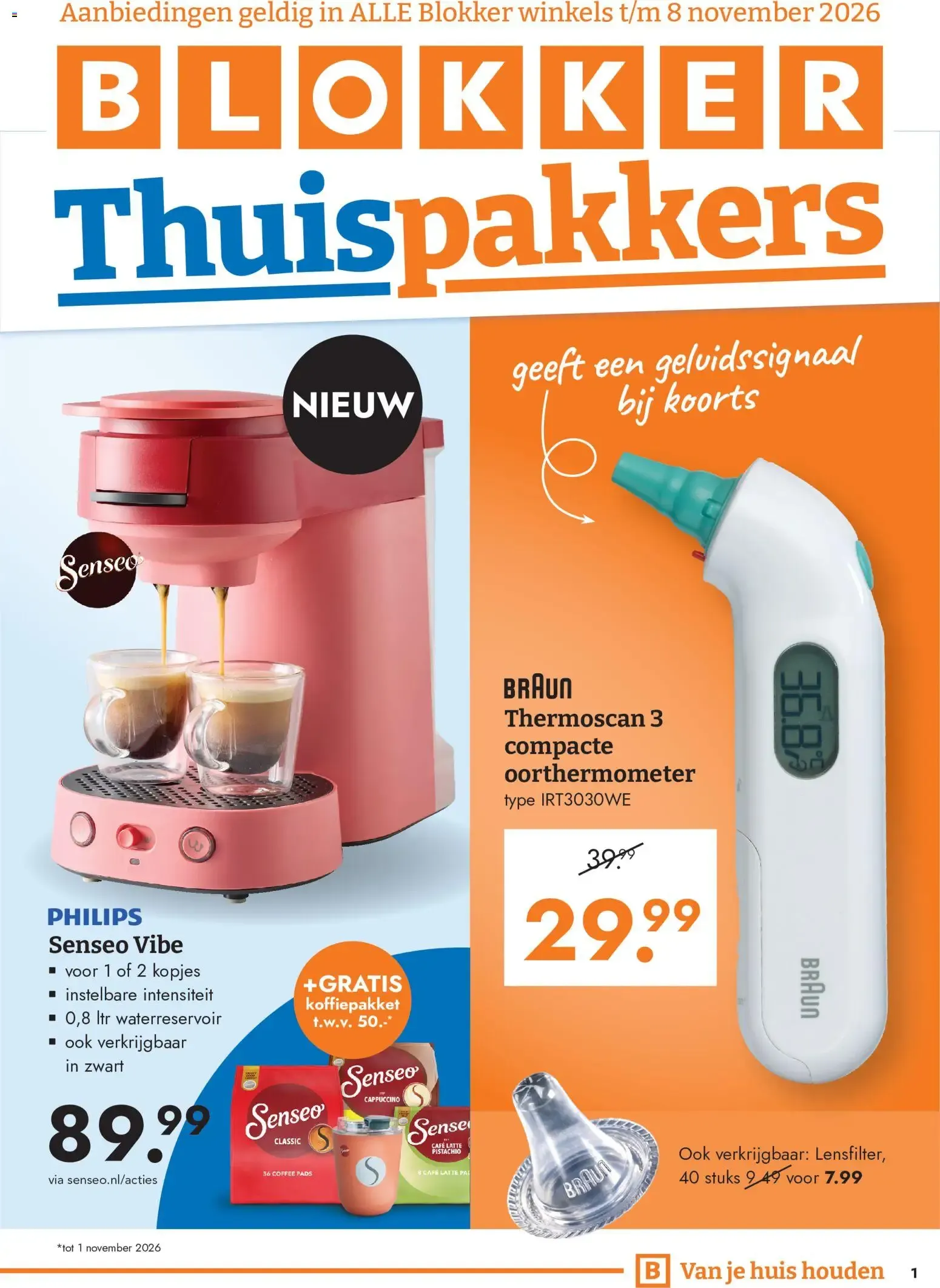 Blokker Thuispakkers van 24 oktober tot 8 november 2026 - Folder pagina 1