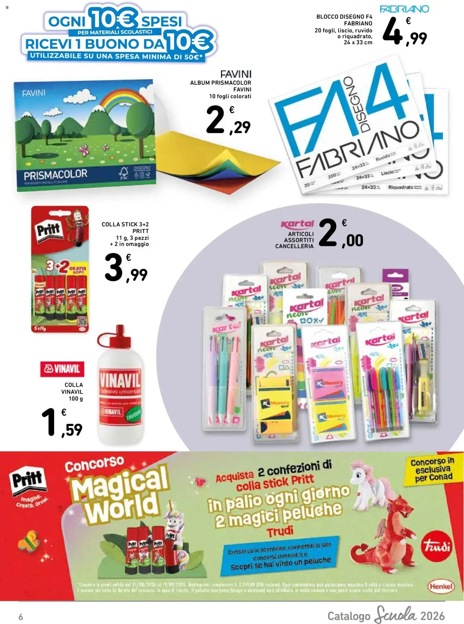 Catalogo Scuola Conad da 21 agosto a 30 settembre di 2026 - Pagina del volantino 6
