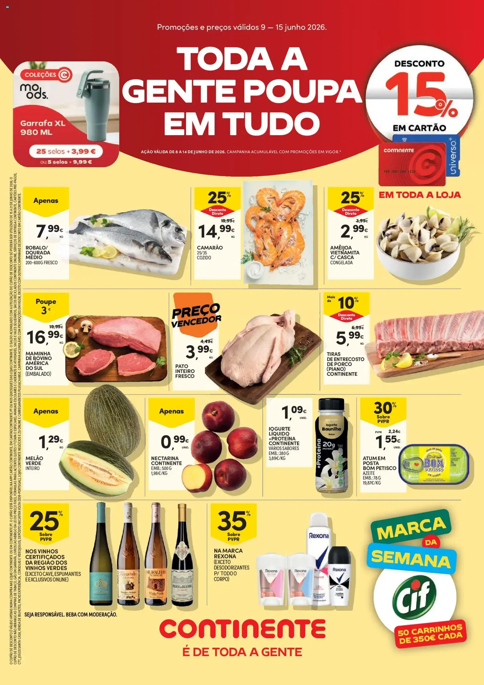 Folheto Toda a Gente Poupa em Tudo de 9 de junho até 15 de junho 2026 - Pagina 1