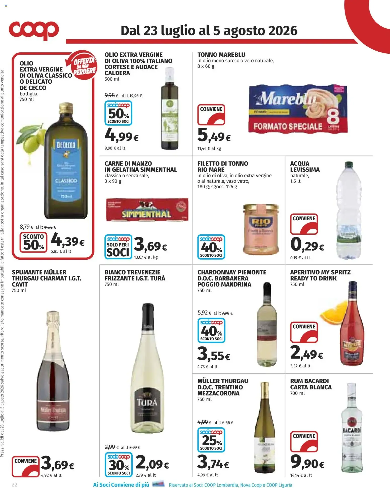 Volantino COOP Anteprima dal 23/07/2026 > NUOVO Promozioni da 23 luglio a 5 agosto di 2026 - Pagina del volantino 22