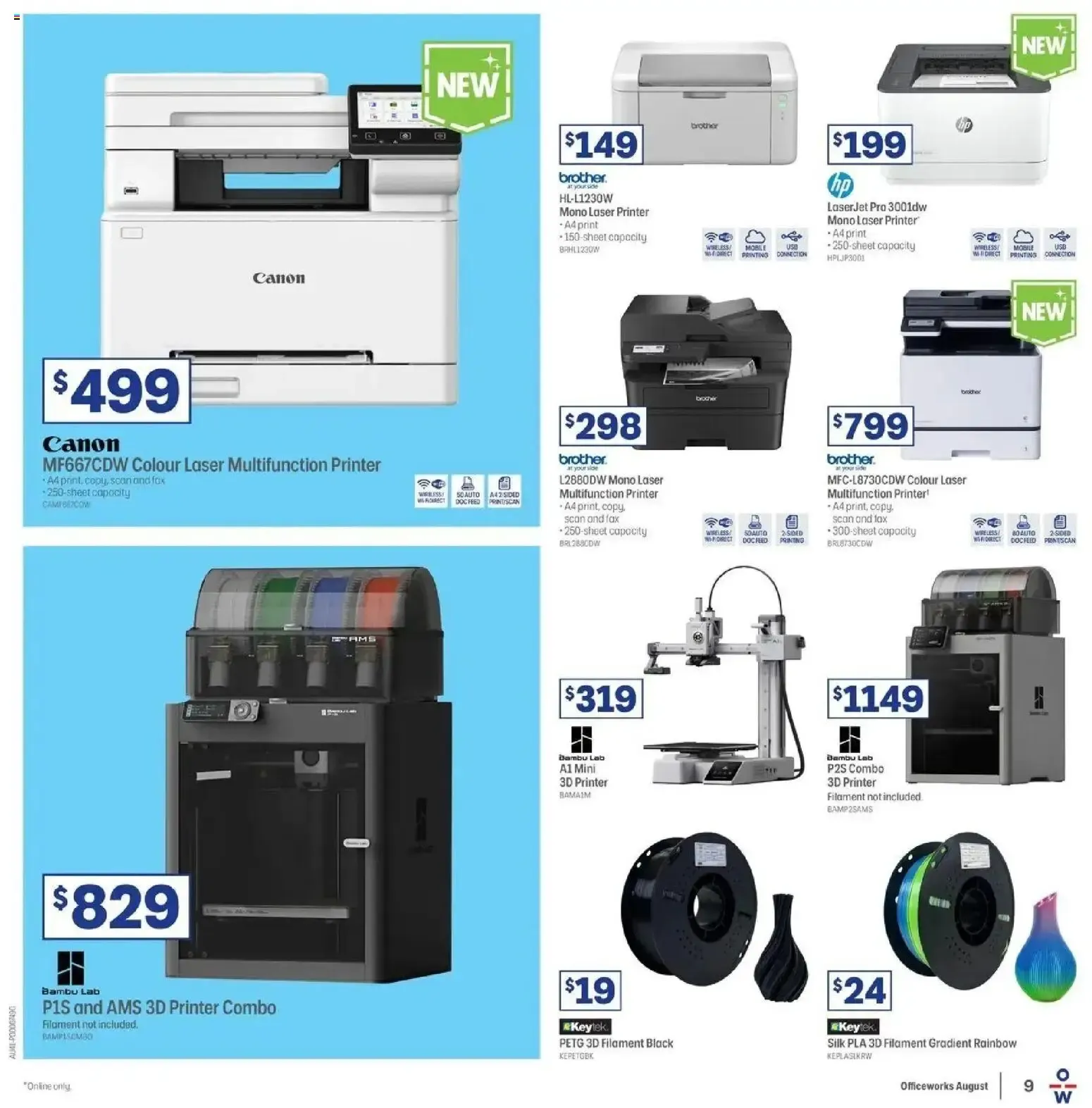 Officeworks catalogue - 11/08/2026 > weekly / monthly specials - Catalogue valid from 11 August to 25 August 2026 - page 9