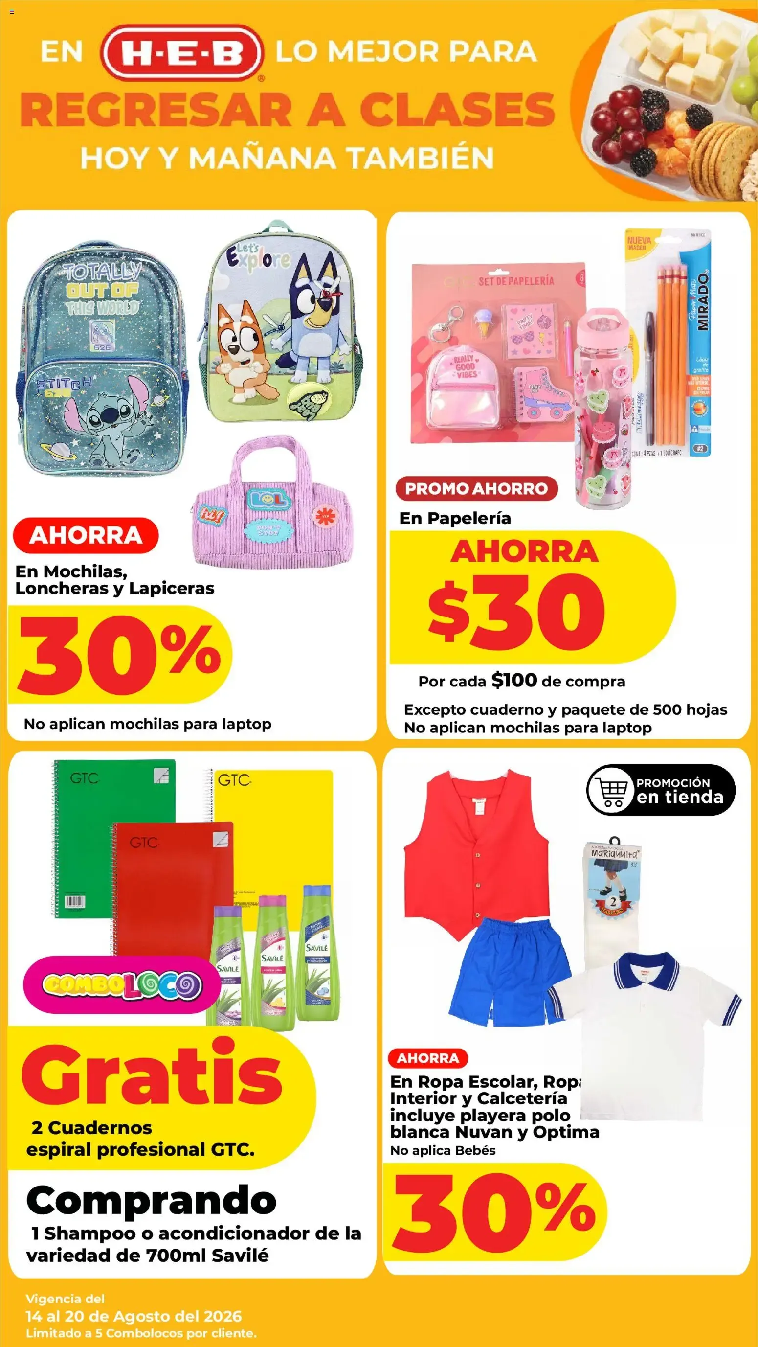 Catálogo de En H-E-B Los precios HOY ESTÁN BAJOS y mañana también. 14 de agosto al 17 de agosto 2026 - Pagina 17