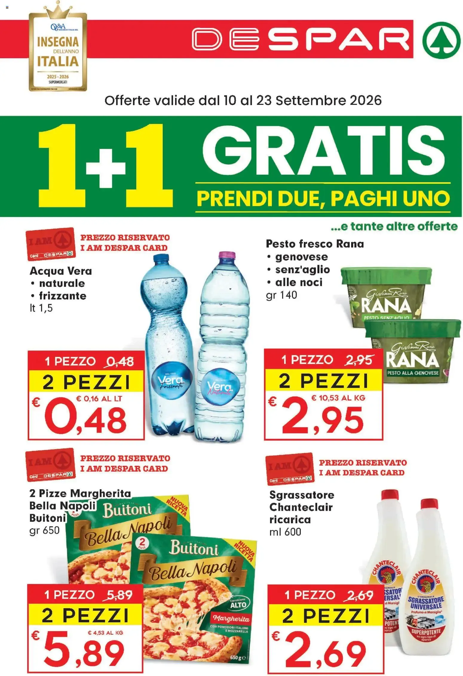Nuovo Despar volantino Nord Ovest dal 10/09/2026 > offerte anteprima 🛍️ da 10 settembre a 23 settembre di 2026 - Pagina del volantino 1
