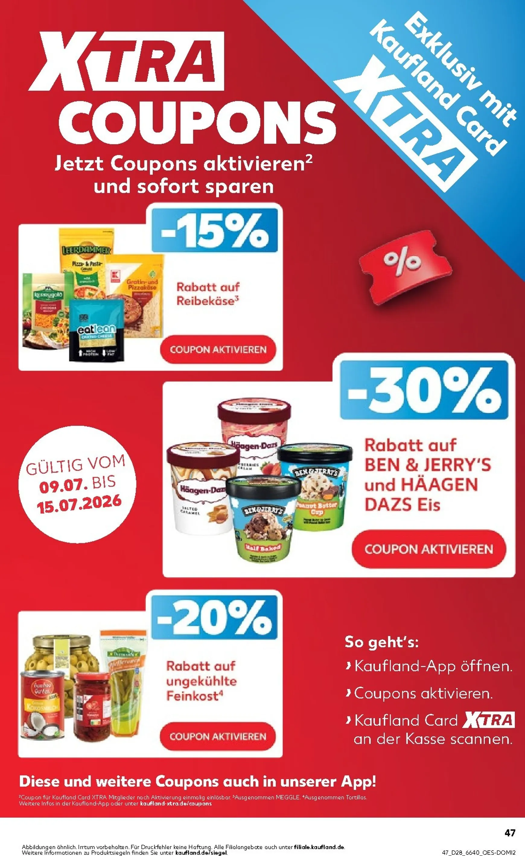 Kaufland Prospekt nächste Woche – von Donnerstag 09.07.2026 bis Mittwoch 15.07.2026 von 9. Juli bis 15. Juli 2026 - Prospekt seite 47