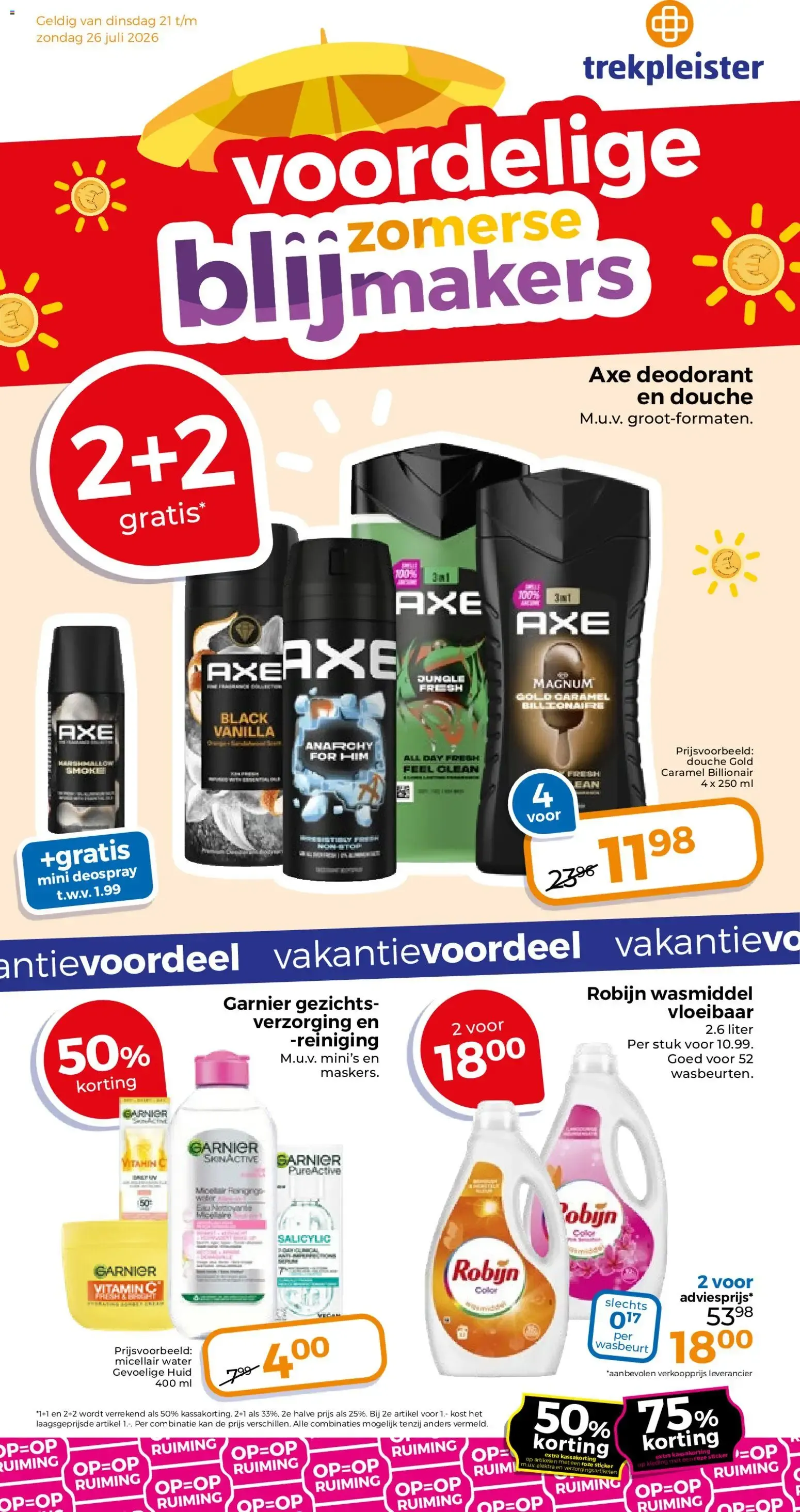 Trekpleister: Voordelige zomerse blijmakers van 21 juli tot 26 juli 2026 - Folder pagina 1