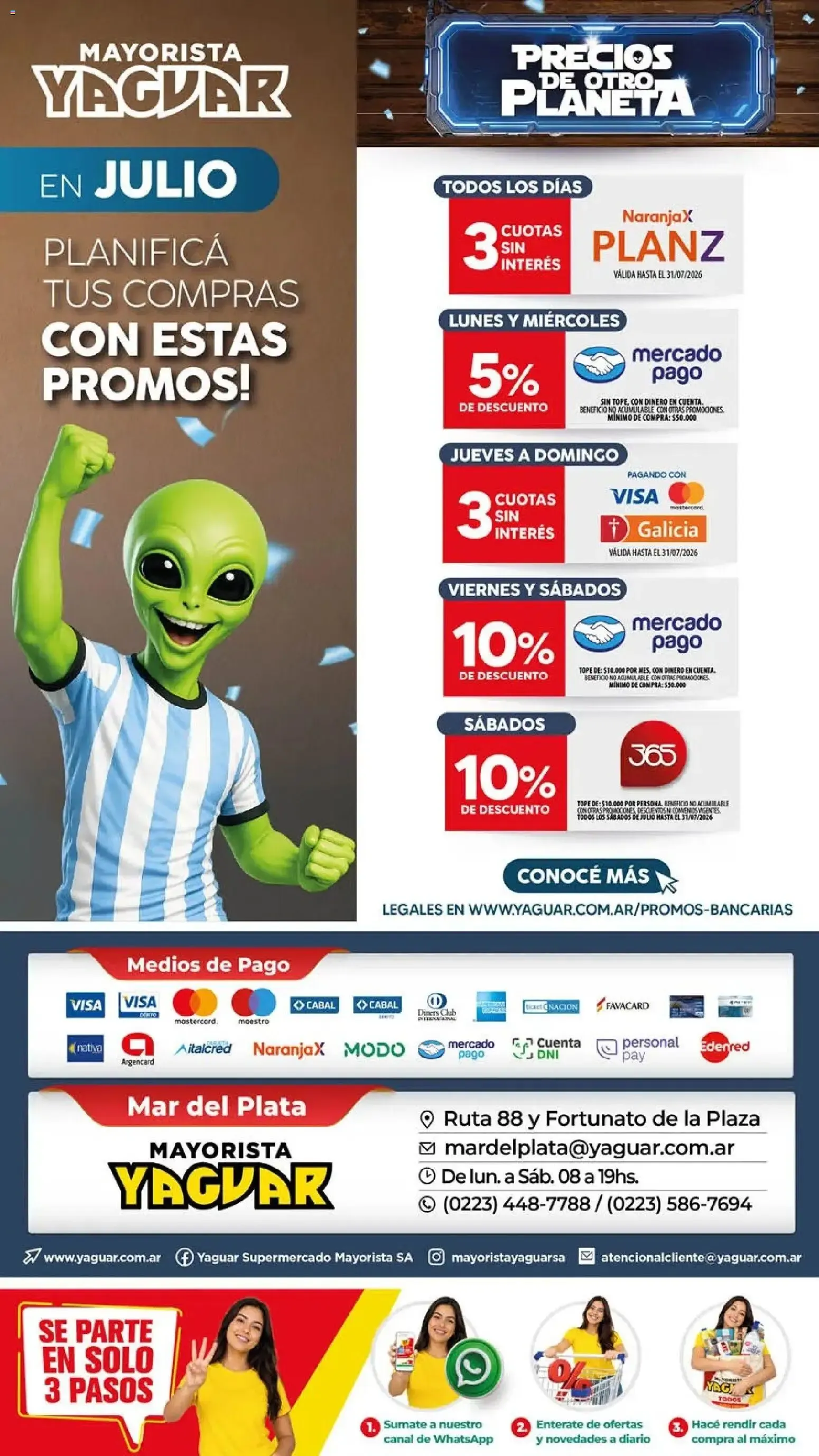 Ofertas de Yaguar - Oferta Semanal Mar del Plata del 13/07/2026 - 18/07/2026 13 de julio al 18 de julio 2026 - Página 18 del catálogo