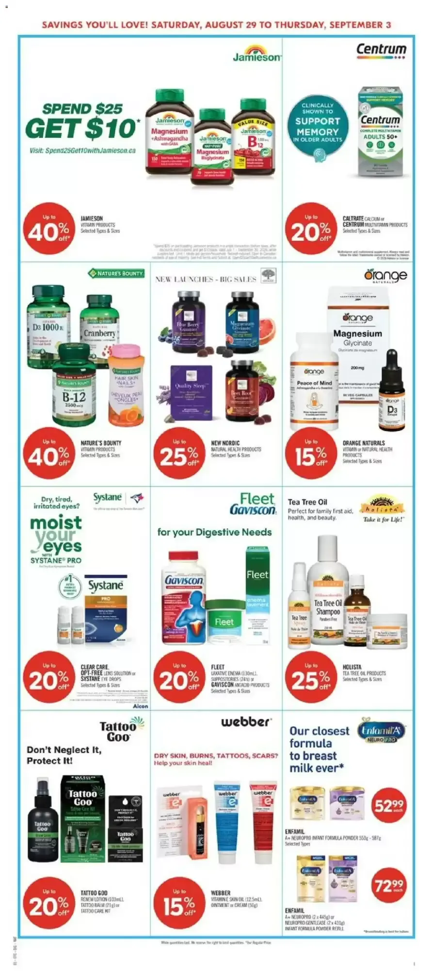 Shoppers Drug Mart flyer week 35 from August 29 to September 3 2026 - flyer page 14