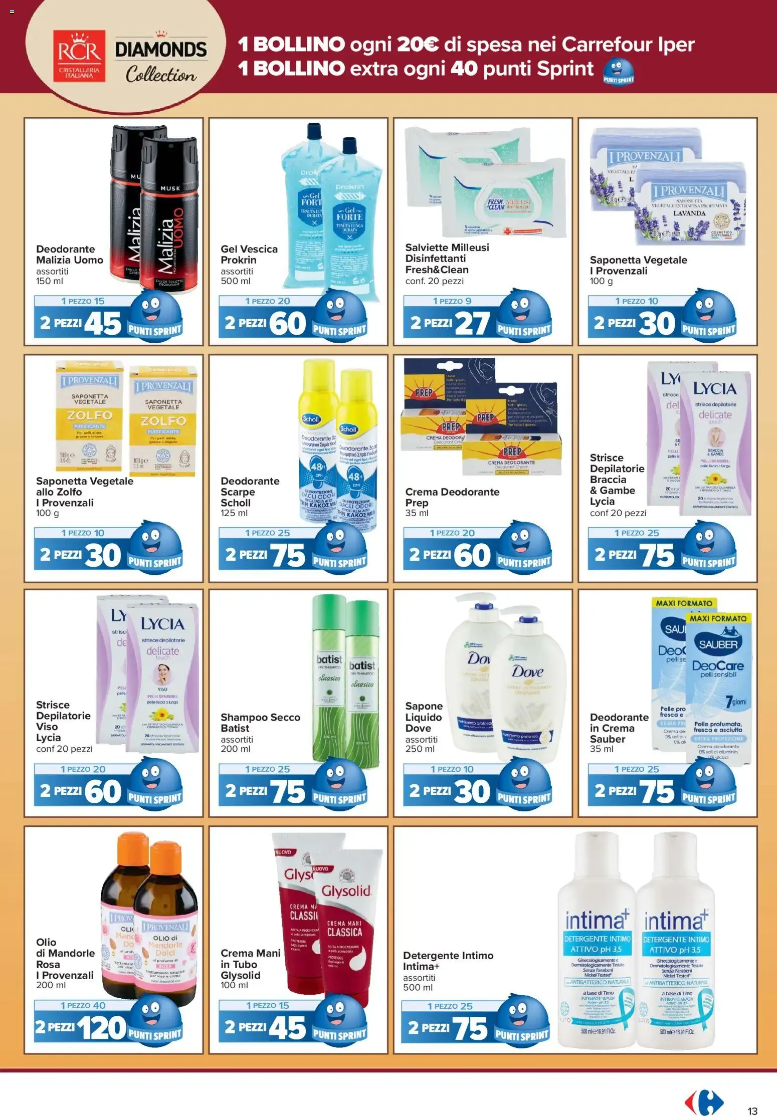 Nuovo Carrefour volantino Iper - Punti Sprint Payback dal 15/09/2026 > offerte anteprima 🛍️ da 15 settembre a 28 settembre di 2026 - Pagina del volantino 13