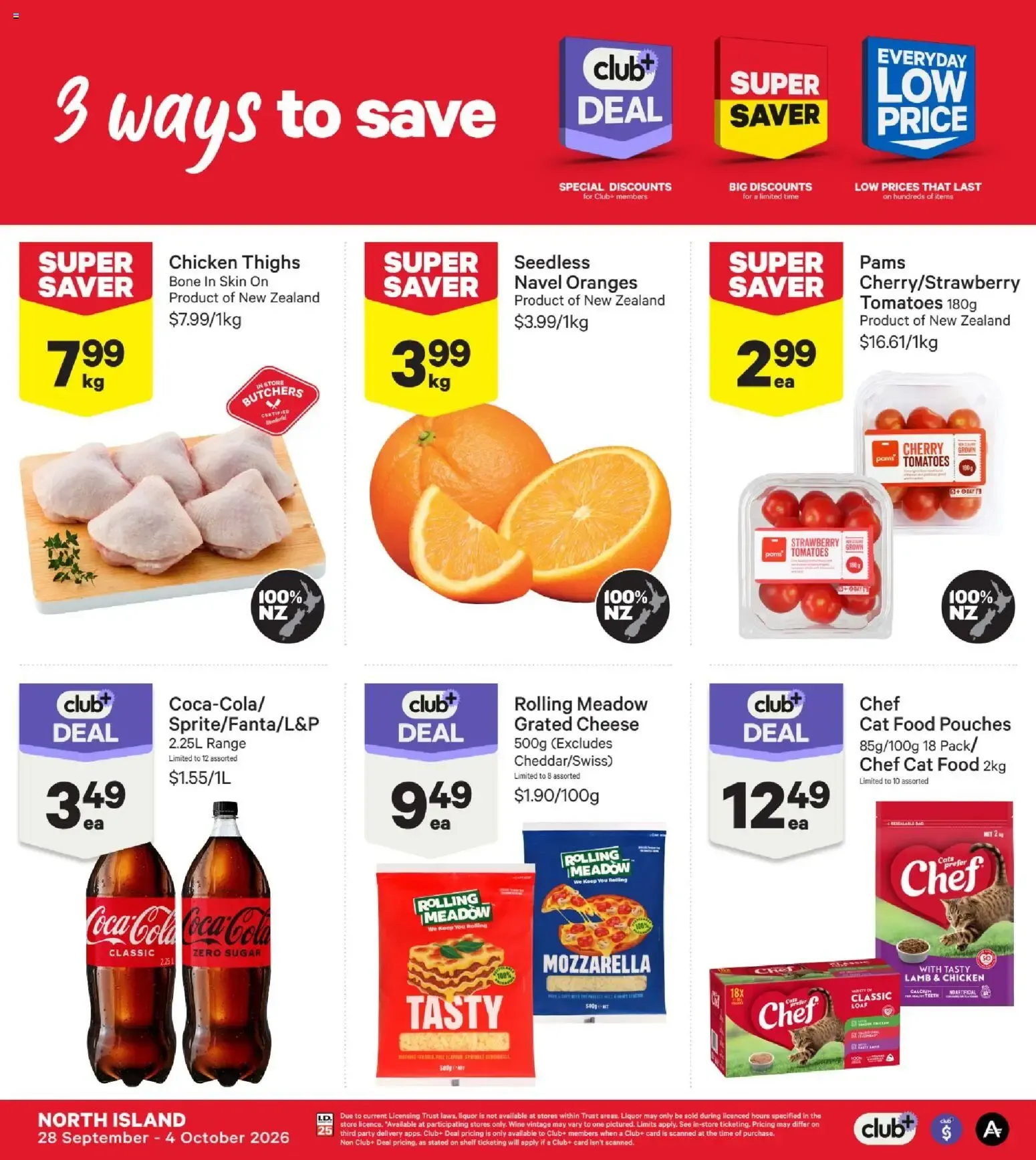 3 ways to save from 28 September to 4 October 2026 - Catalogue Page 1