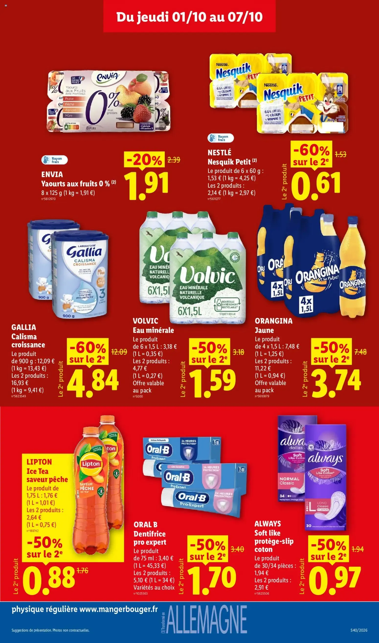 Catalogue LIDL du 01/10/2026 | Promo prospectus en ligne du 1 octobre au 7 octobre 2026 - Catalogue page 19
