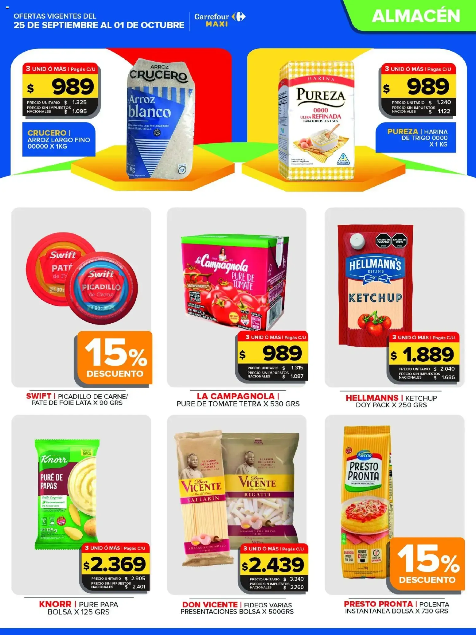 Ofertas de Carrefour Maxi catálogo del 25/09/2026 - 01/10/2026 25 de septiembre al 1 de octubre 2026 - Página 7 del catálogo