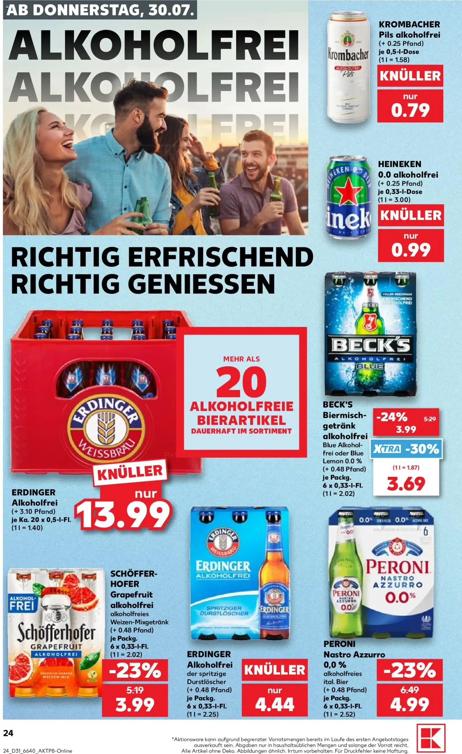 Prospekt Kaufland ab 30.07.2026 » Angebote Online zum Blättern von 30. Juli bis 5. August 2026 - Prospekt seite 24