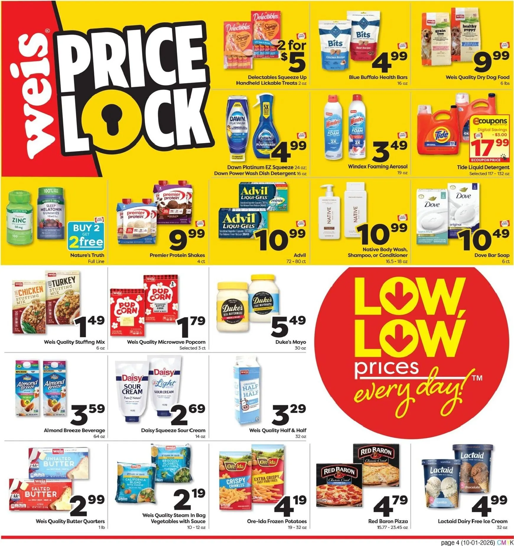 Weekly ad Current Weis Markets - Extended Savings leaflet valid from Thursday 10/01/2026 to Wednesday 10/28/2026 from October 1 to October 28 2026 - Page 4