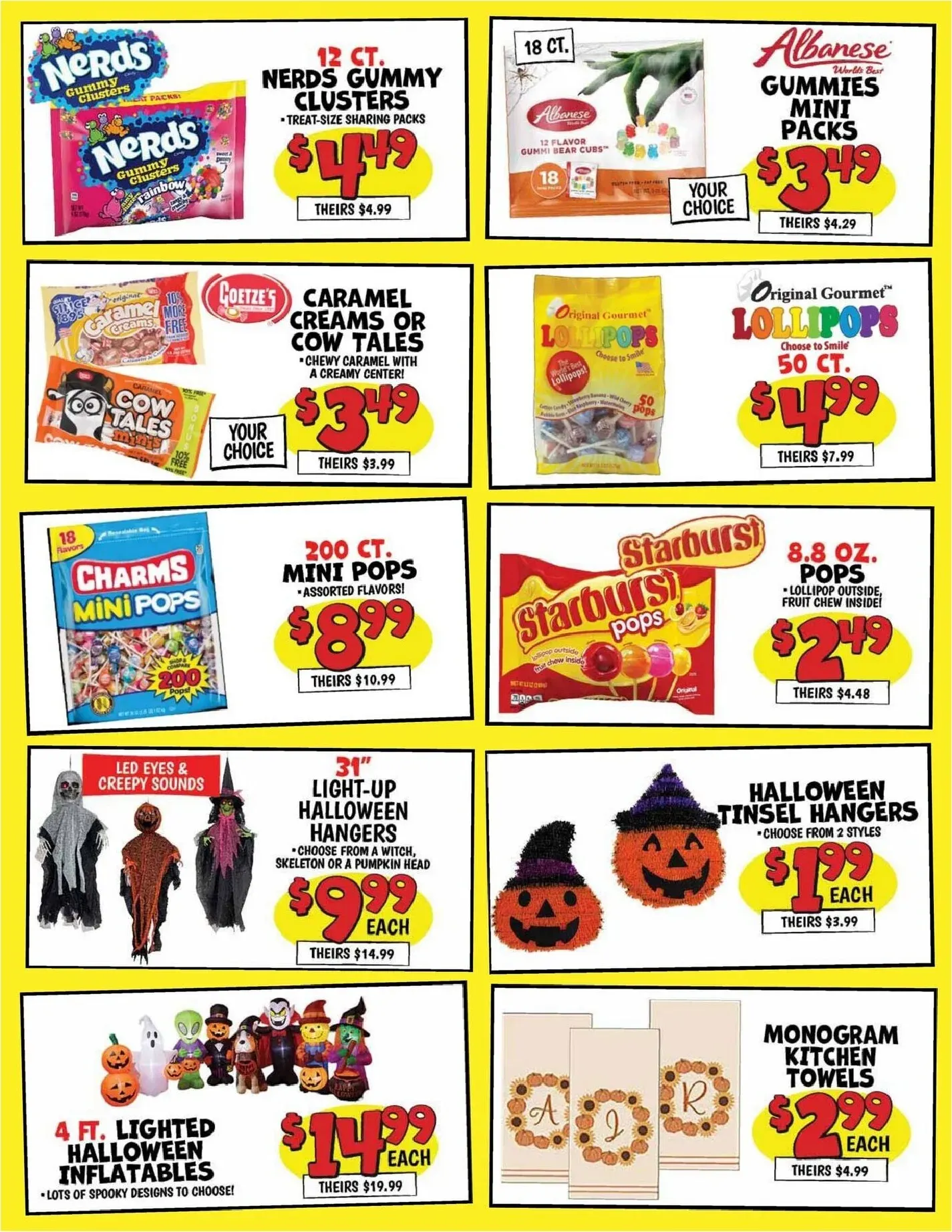 Weekly promotion Current Ollie's - Halloween leaflet valid from Tuesday 10/13/2026 to Monday 10/19/2026 spanning from October 13 to October 19 2026 - Page 3 for Catalogue 365
