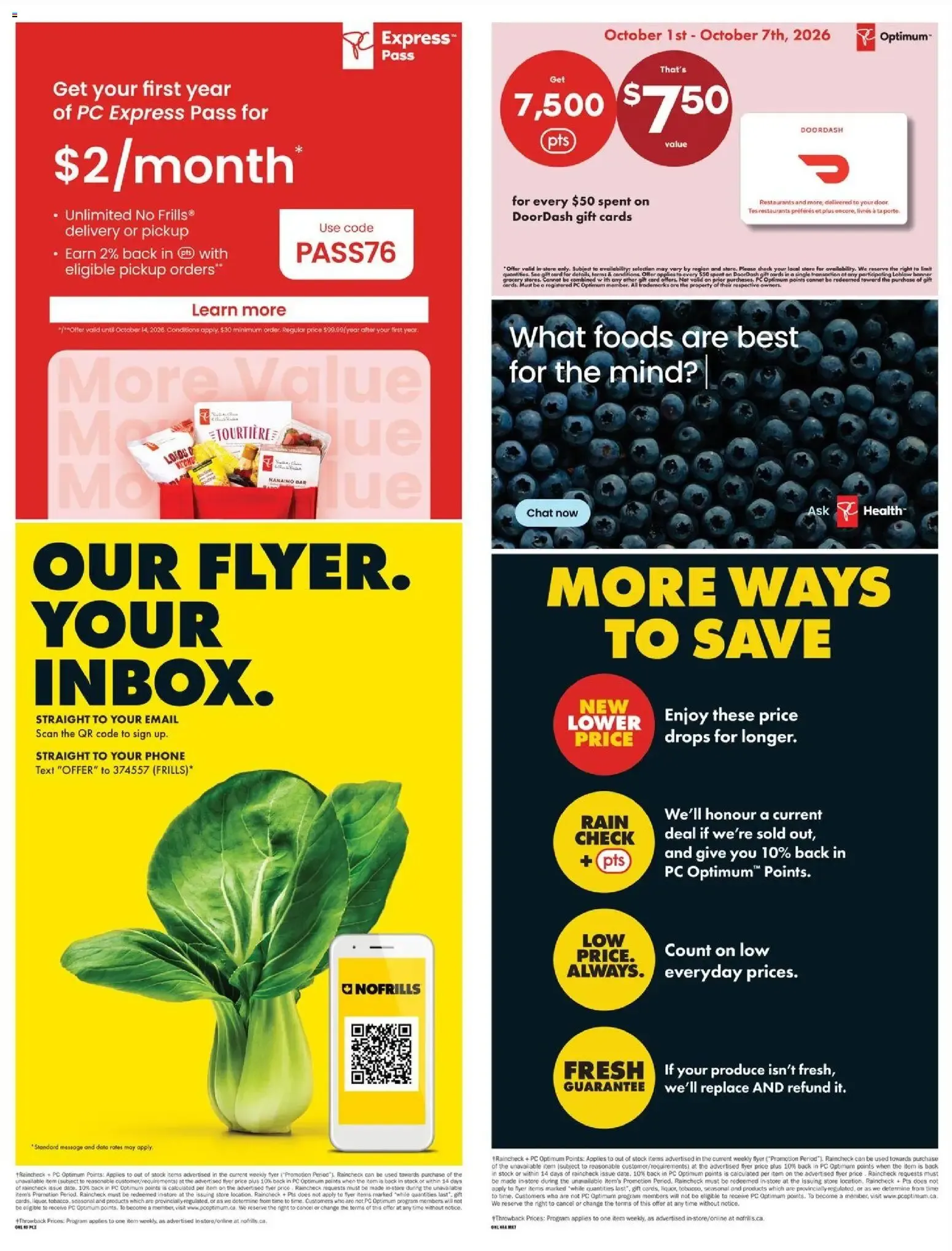 No Frills weekly flyer - NS from Oct 1, 2026 > weekly specials & deals from October 1 to October 7 2026 - flyer page 14