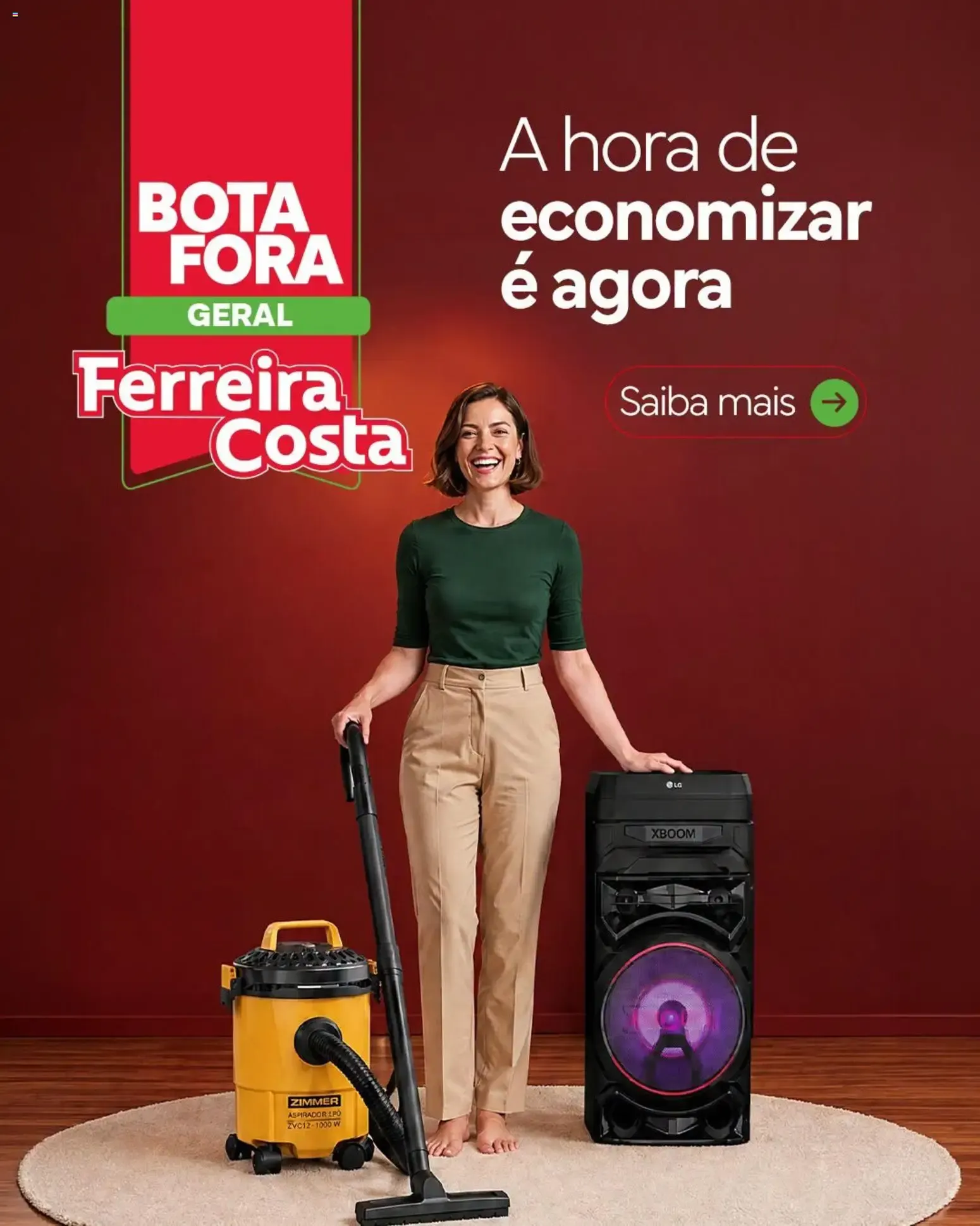 Encarte de Ferreira Costa - Bota Fora Geral: A hora de economizar é agora 23 de setembro até 11 de outubro 2026 - Pagina 1