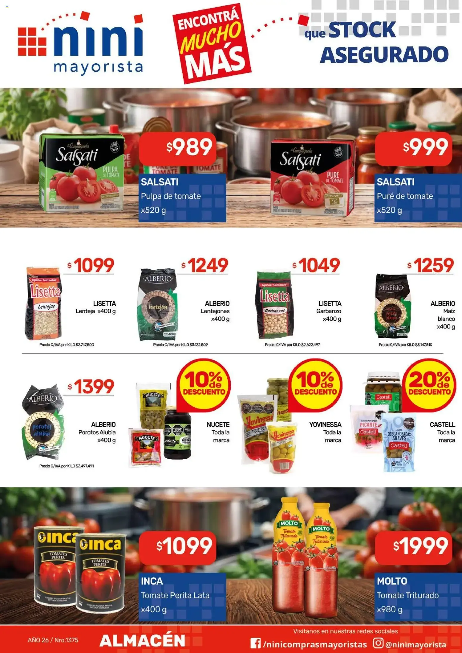 Ofertas de NINI Mayorista catálogo del 31/08/2026 - 06/09/2026 31 de agosto al 6 de septiembre 2026 - Página 28 del catálogo