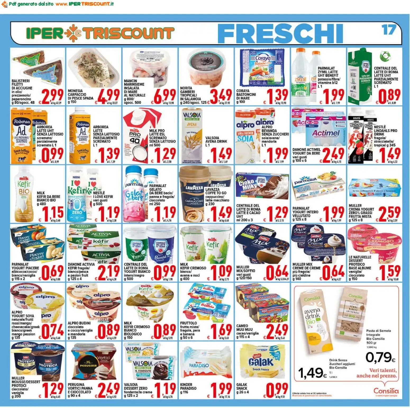Ipertriscount volantino dal 02/09/2026 - online Offerte da 2 settembre a 10 settembre di 2026 - Pagina del volantino 17