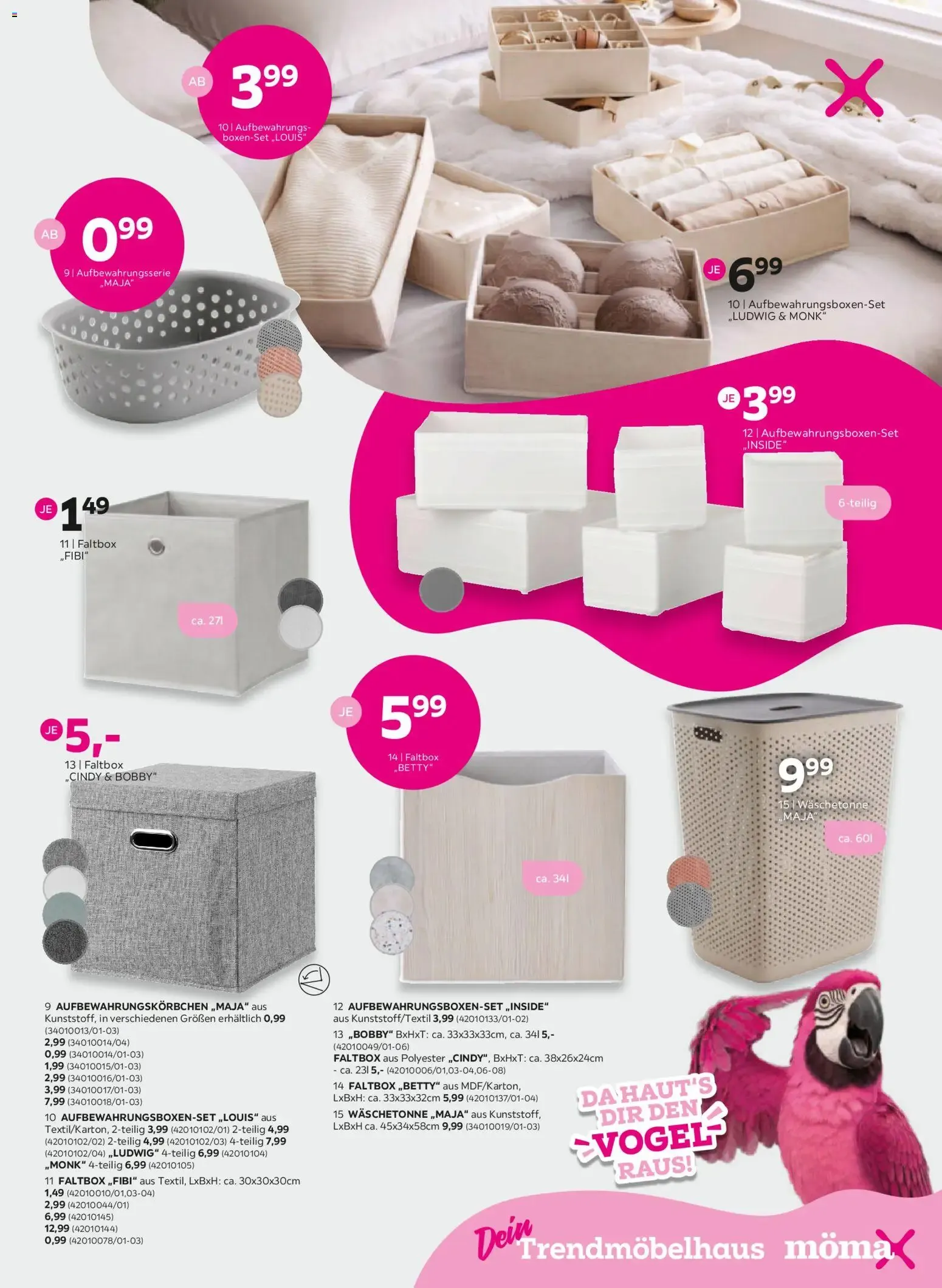 Mömax Pink Shopping Aktionen von 31. August bis 6. September 2026 - Prospekt seite 9
