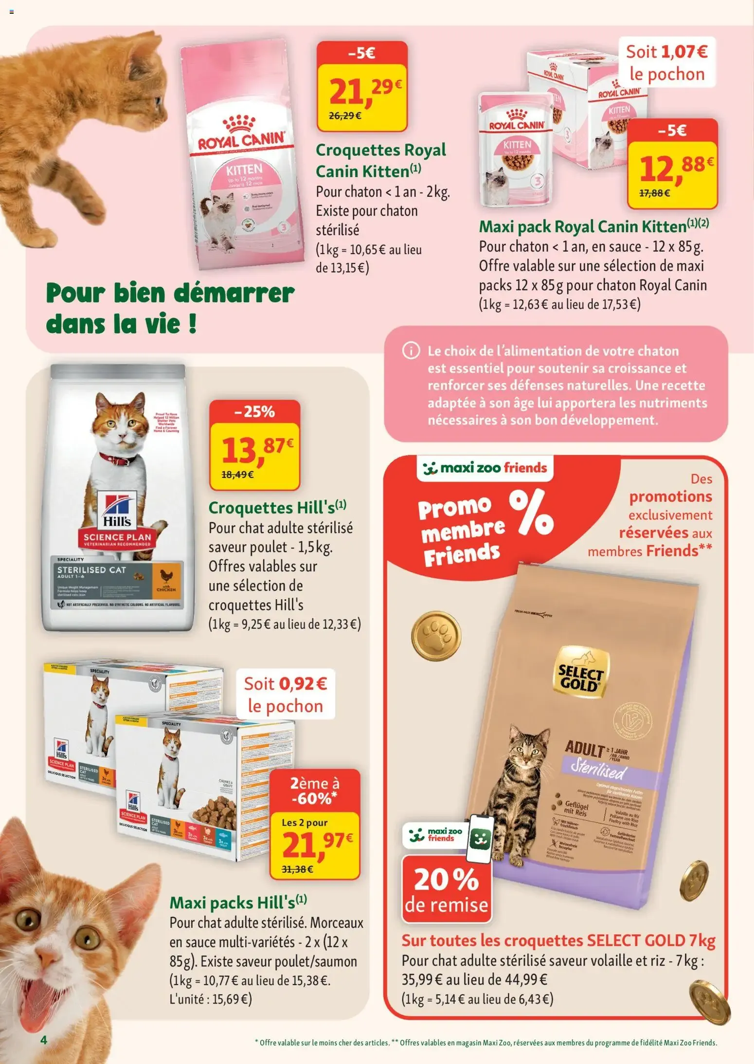 Maxi ZOO catalogue 30/09/2026 - nouveau prospectus du 30 septembre au 7 octobre 2024 - Catalogue page 4