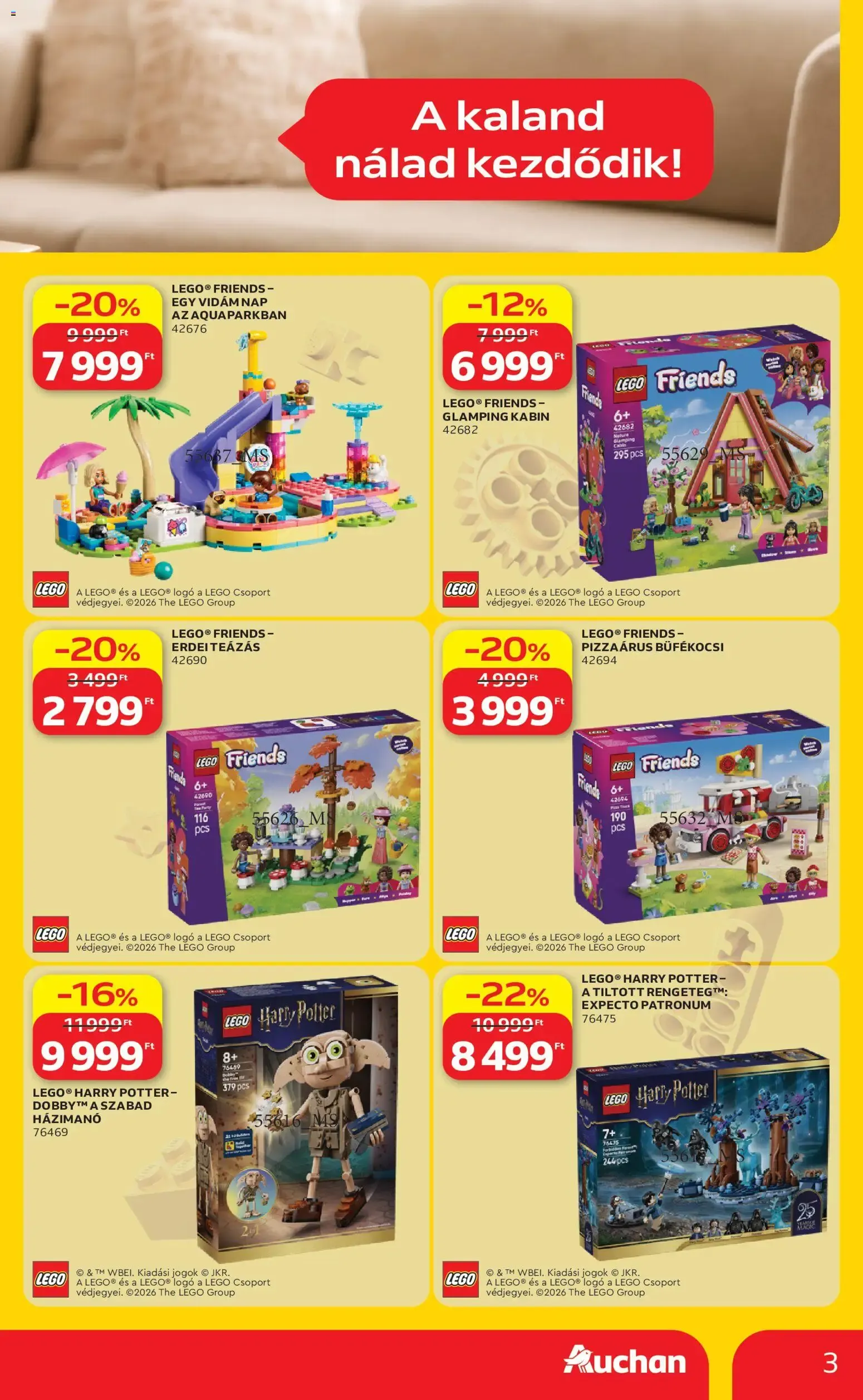 Katalógus Auchan Lego ajánlatok - 2026.07.23. -tól/töl > akció, lapozható szórólap 🛍️ július 23.-tól július 29.-ig 2026. - Oldal 3