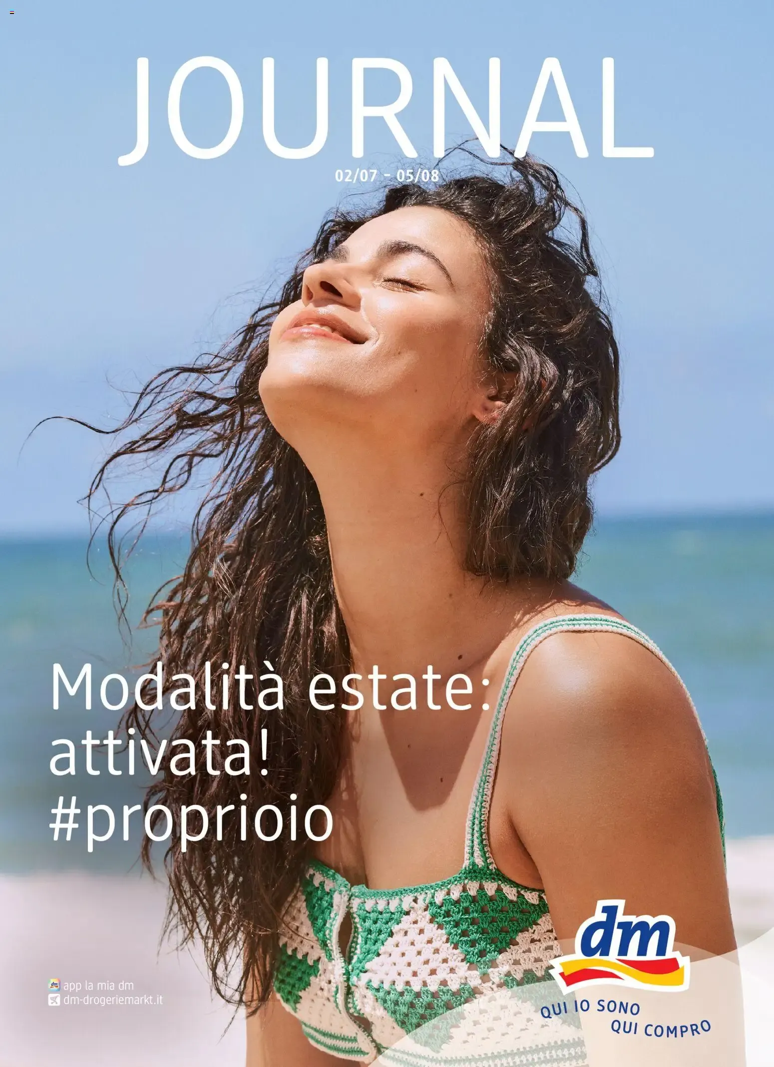 dm JOURNAL - Modalità estate: attivata! da 2 luglio a 5 agosto di 2026 - Pagina del volantino 1