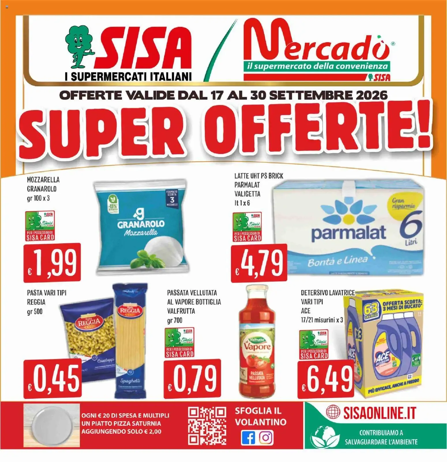 Nuovo SISA volantino Mercadò dal 17/09/2026 > offerte anteprima 🛍️ da 17 settembre a 30 settembre di 2026 - Pagina del volantino 1