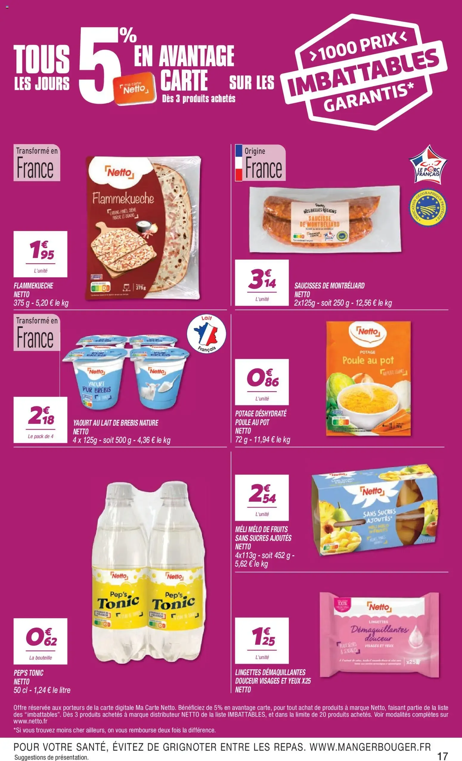 Netto - Temps fort Novembre à partir du 03/11/2026 - promo en ligne du 3 novembre au 9 novembre 2026 - Catalogue page 17