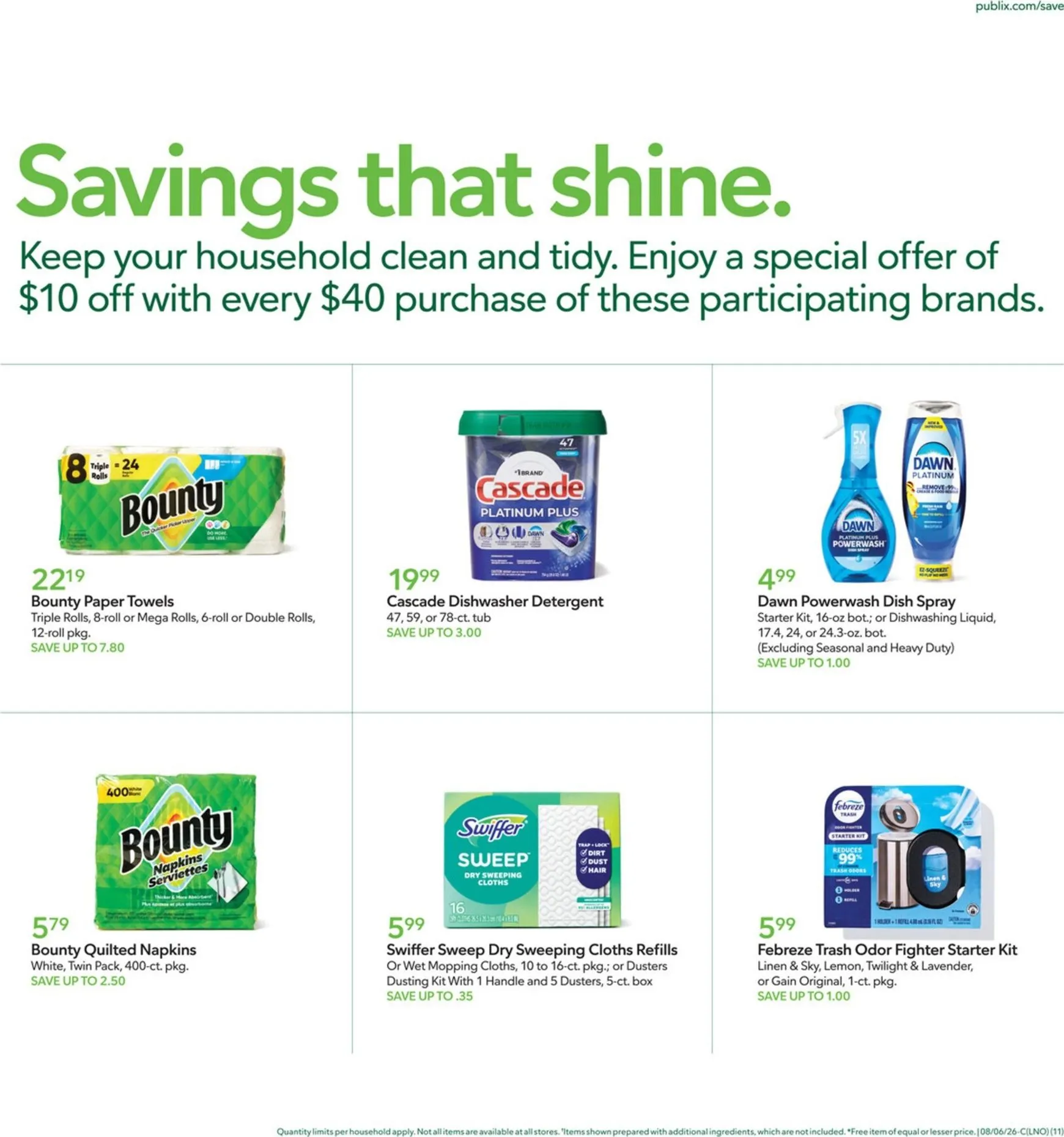 Weekly ad Publix: Save and Go - Deals on Your Dinner Favorites from August 5 to August 11 2026 - Page 11