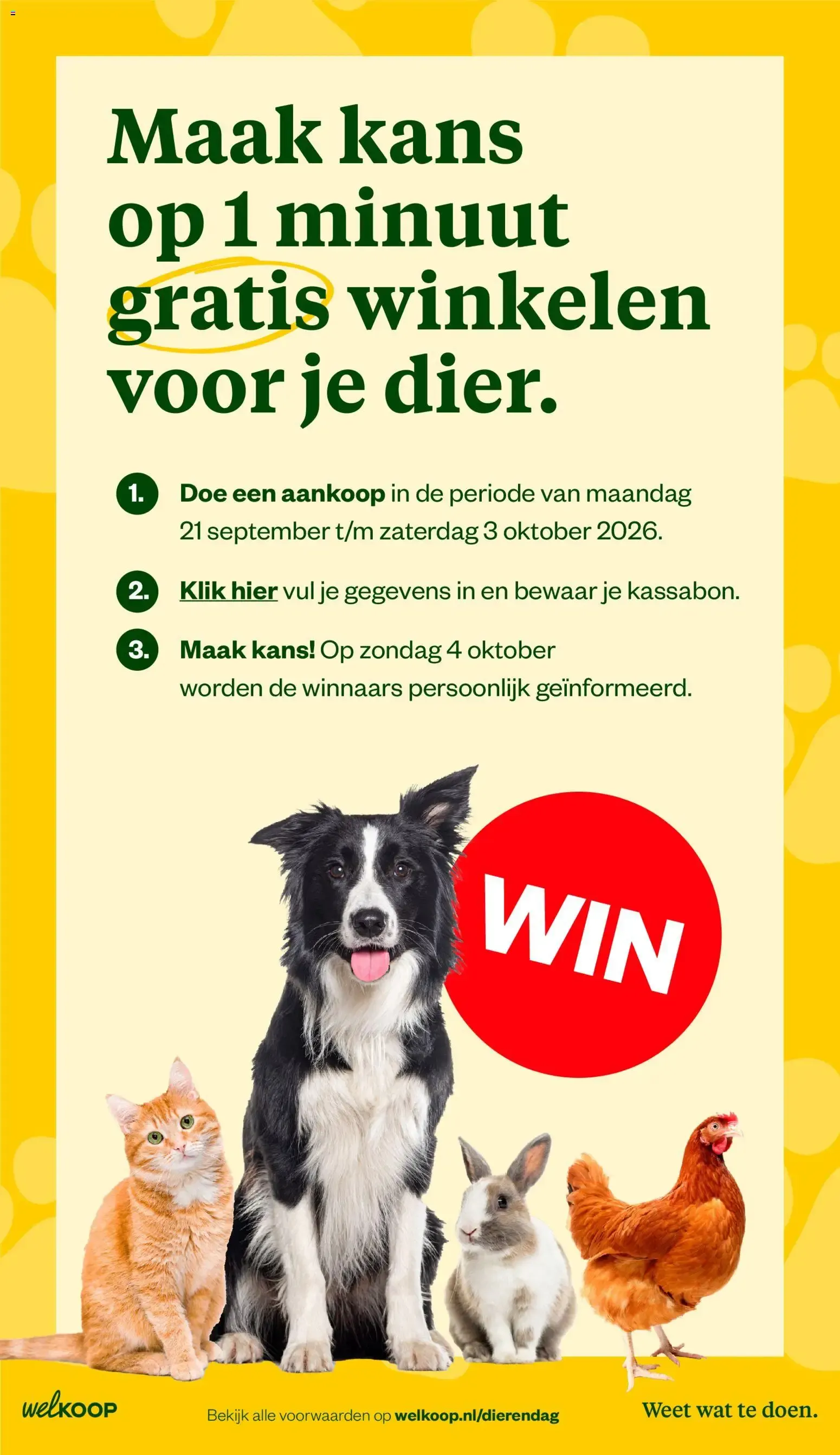 Welkoop Dierendag Deals van 21 september tot 4 oktober 2026 - Folder pagina 2