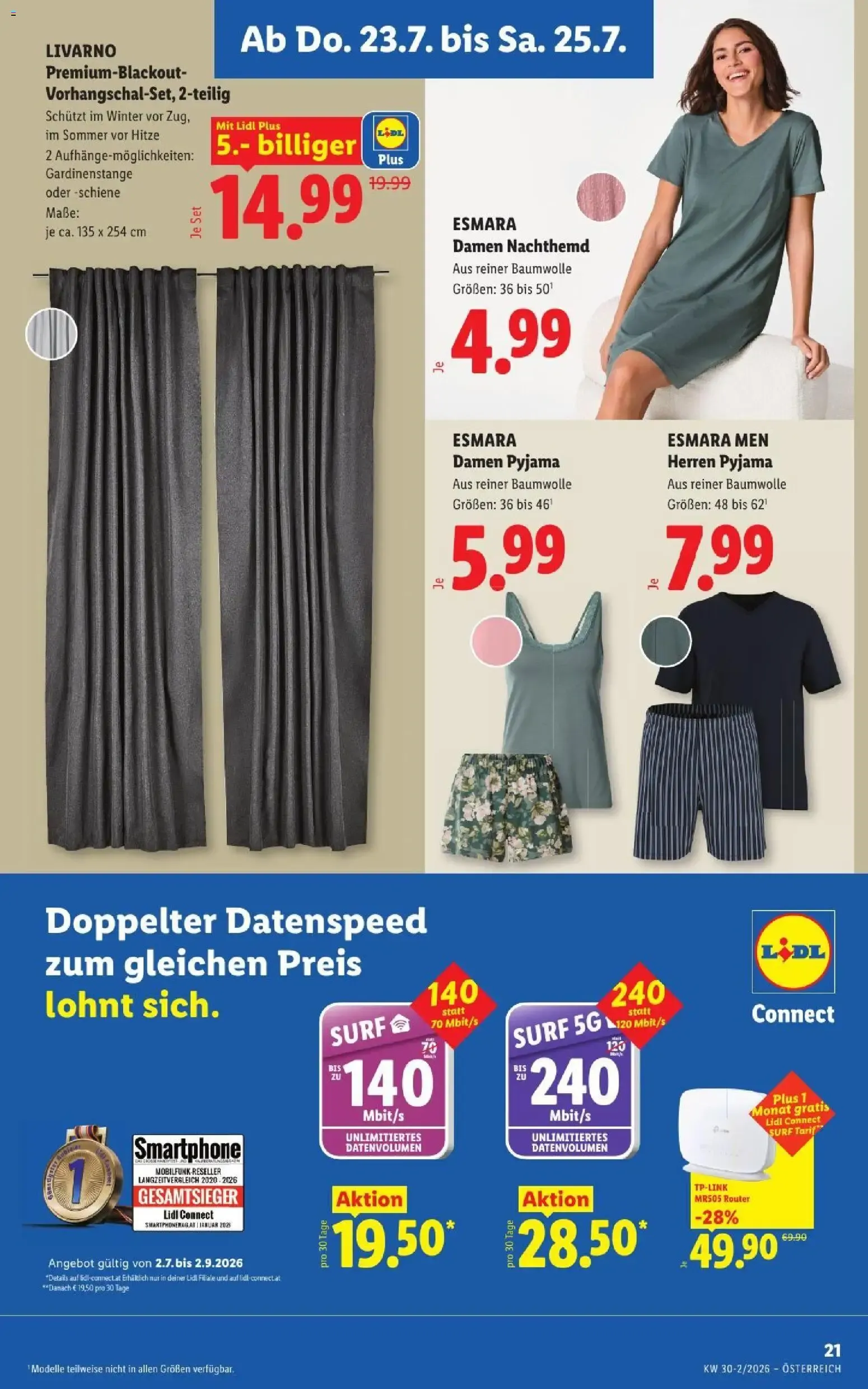 Lidl - Flugblatt ab 23.07.2026 - Angebote ab donnerstag von 23. Juli bis 25. Juli 2026 - Flugblätt seite  25