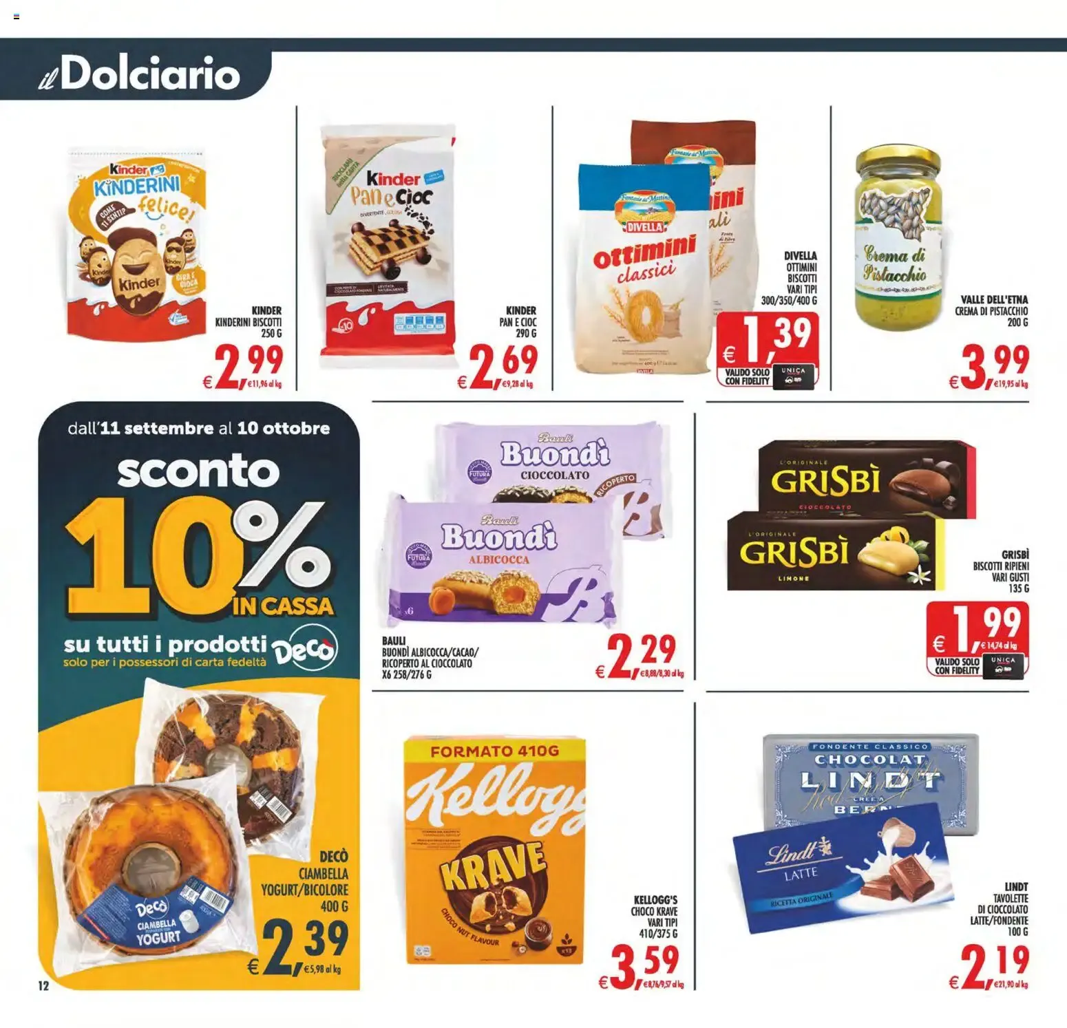 Nuovo Decò volantino Maxistore, Supermercati Lipari dal 22/09/2026 > offerte anteprima 🛍️ da 22 settembre a 1 ottobre di 2026 - Pagina del volantino 12