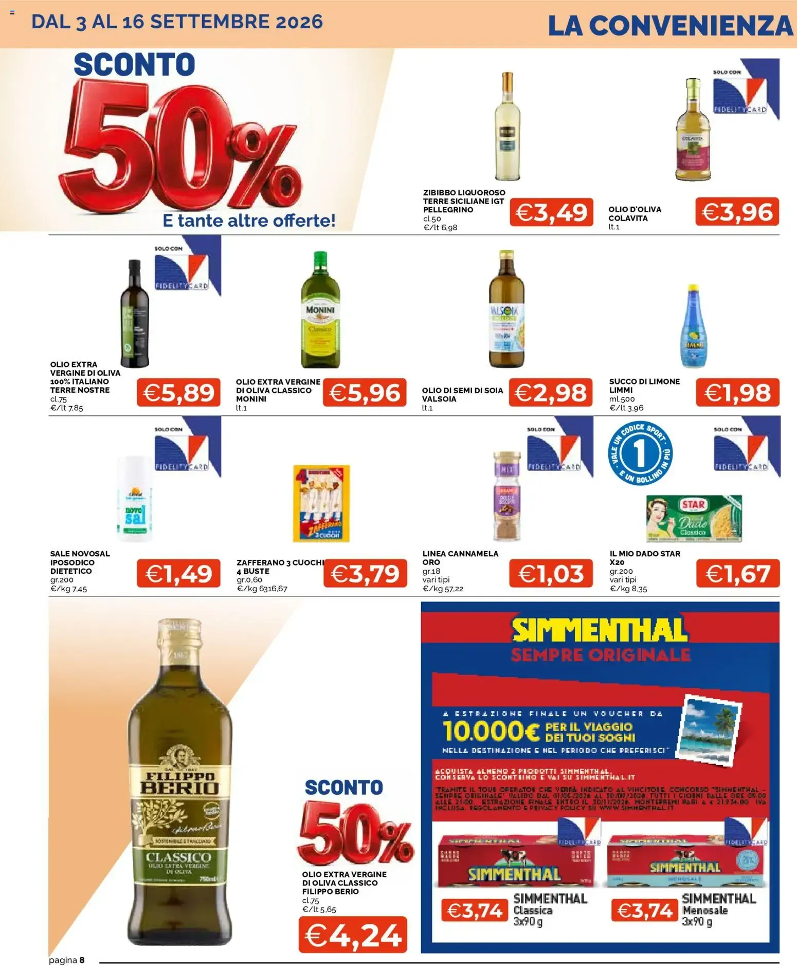 Mercatò volantino dal 03/09/2026 - online Offerte da 3 settembre a 16 settembre di 2026 - Pagina del volantino 8