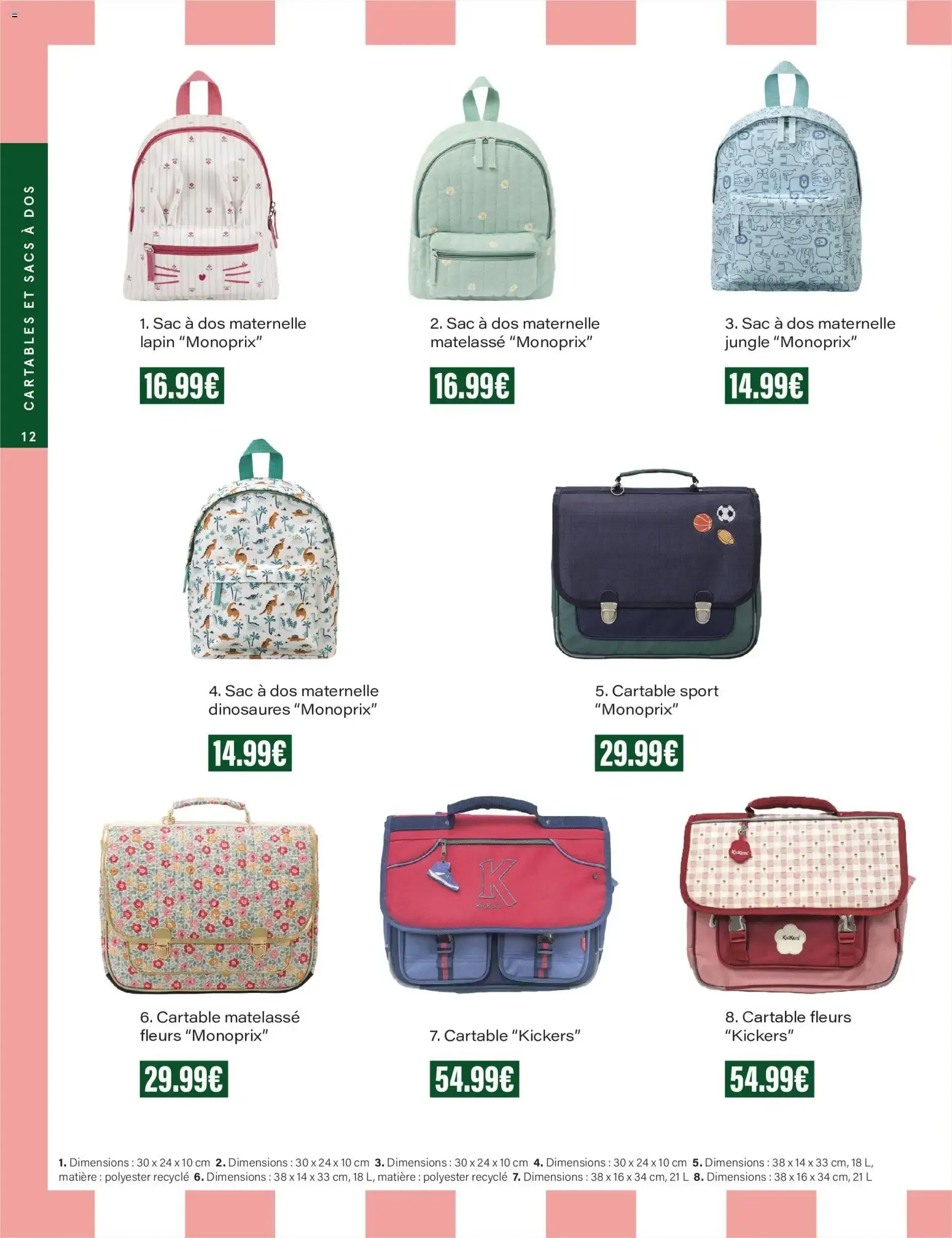 Monoprix - Ofertas en material escolar du 4 août au 6 septembre 2026 - Catalogue page 12