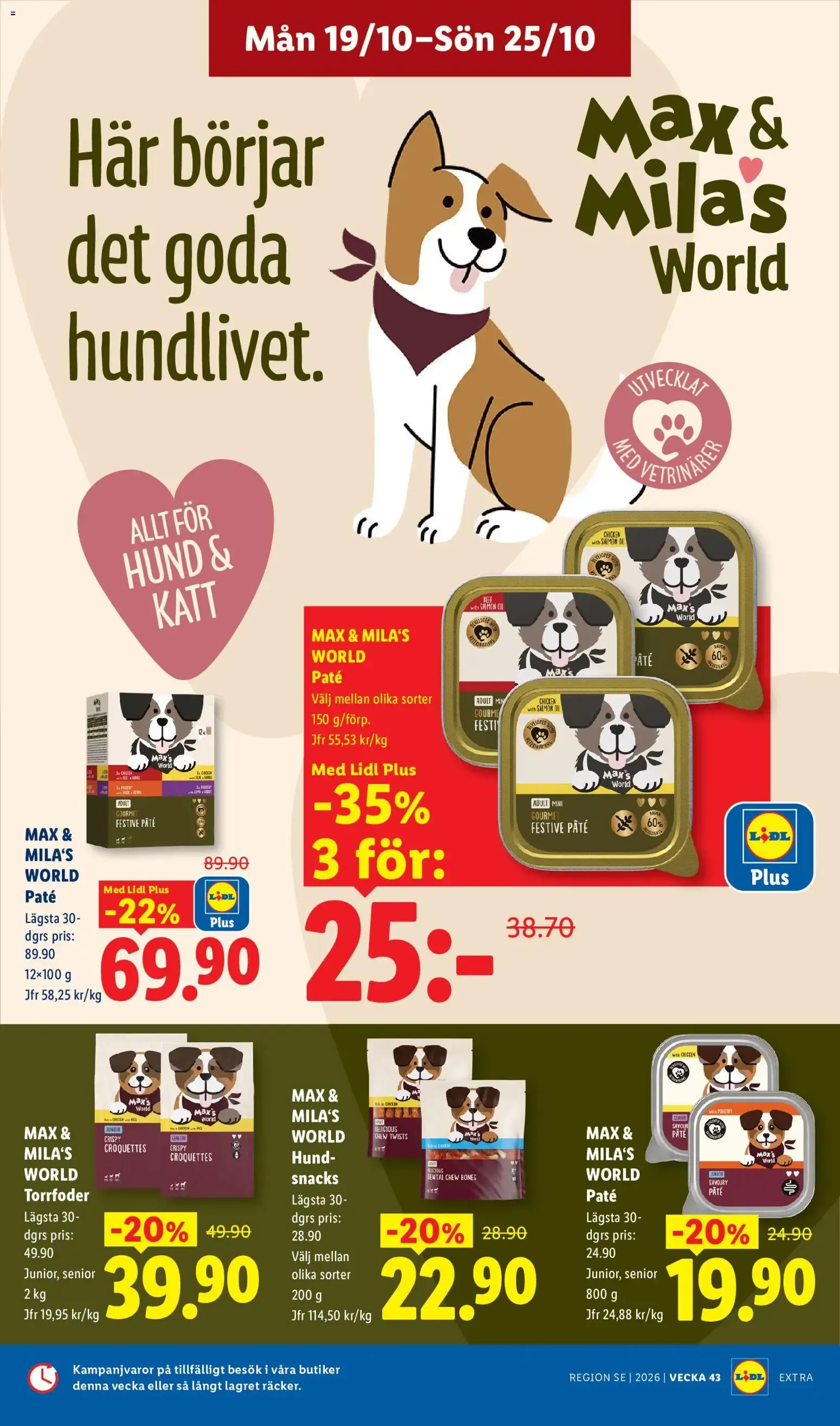 Lidl erbjudanden från 19/10/2026 - 25/10/2026 > Reklamblad nuvarande rabatter från 19 oktober till 25 oktober 2026 - Reklamblad sidor 13