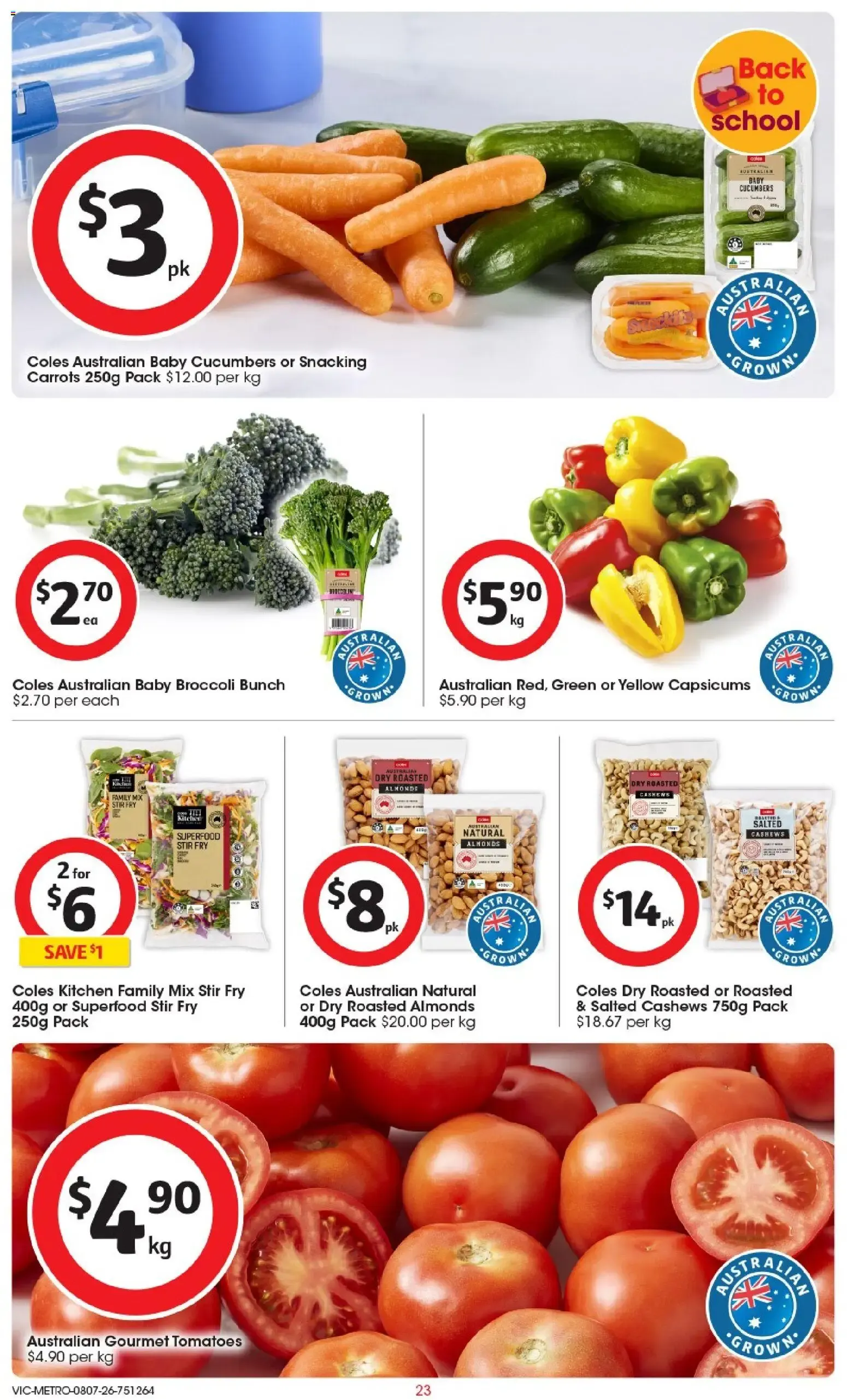Coles catalogue valid from 08/07/2026 > Online Australia - Catalogue valid from 8 July to 14 July 2026 - page 23