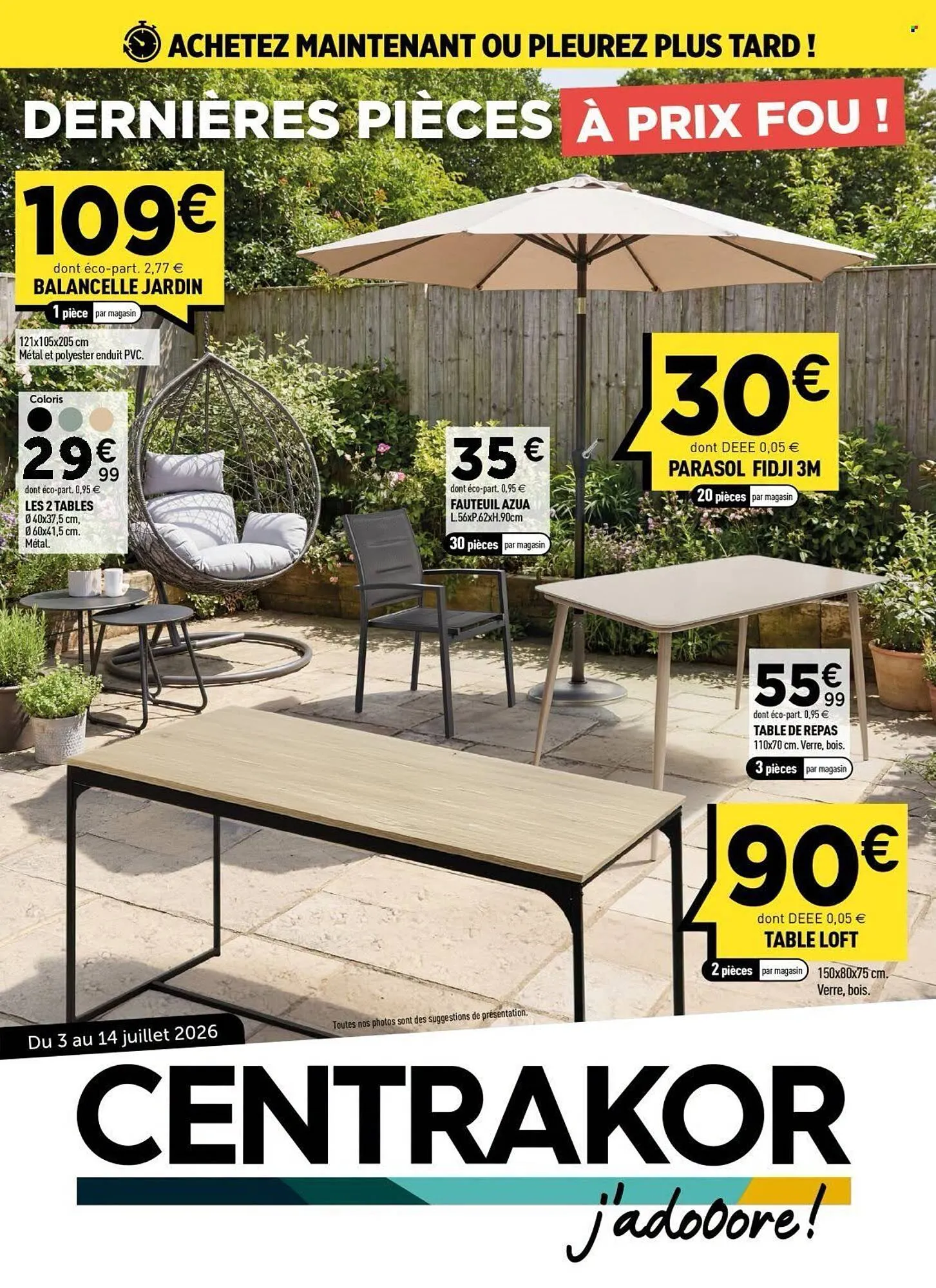 Centrakor Catalogue du 3 juillet au 14 juillet 2026 - Catalogue page 1