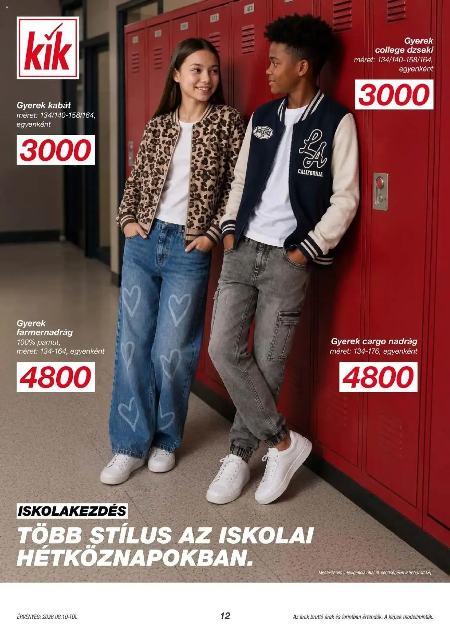 Katalógus Kik: Más alegría en la escuela. Ofertas en ropa infantil y artículos escolares con motivos Bluey y Spiderman. augusztus 10.-tól augusztus 16.-ig 2026. - Oldal 12