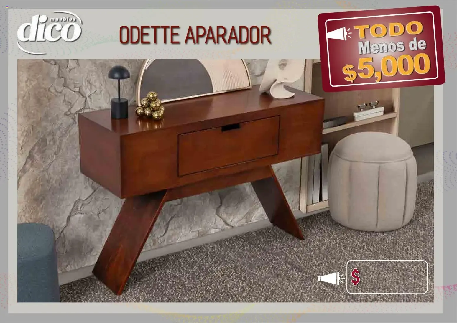 Catálogo de Muebles Dico - Todo Menos de $5,000 9 de abril al 31 de diciembre 2026 - Pagina 23