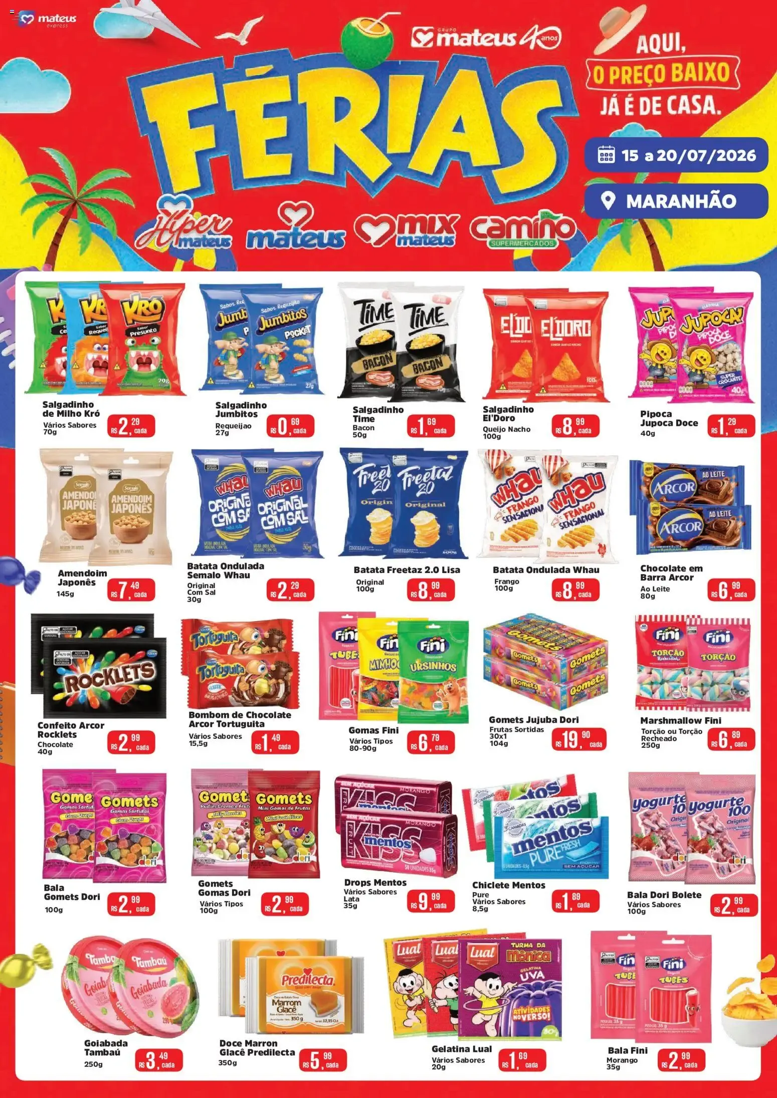Encarte de Mateus ofertas Especial Férias de 16/07/2026 | Promoções Online 15 de julho até 20 de julho 2026 - Pagina 1