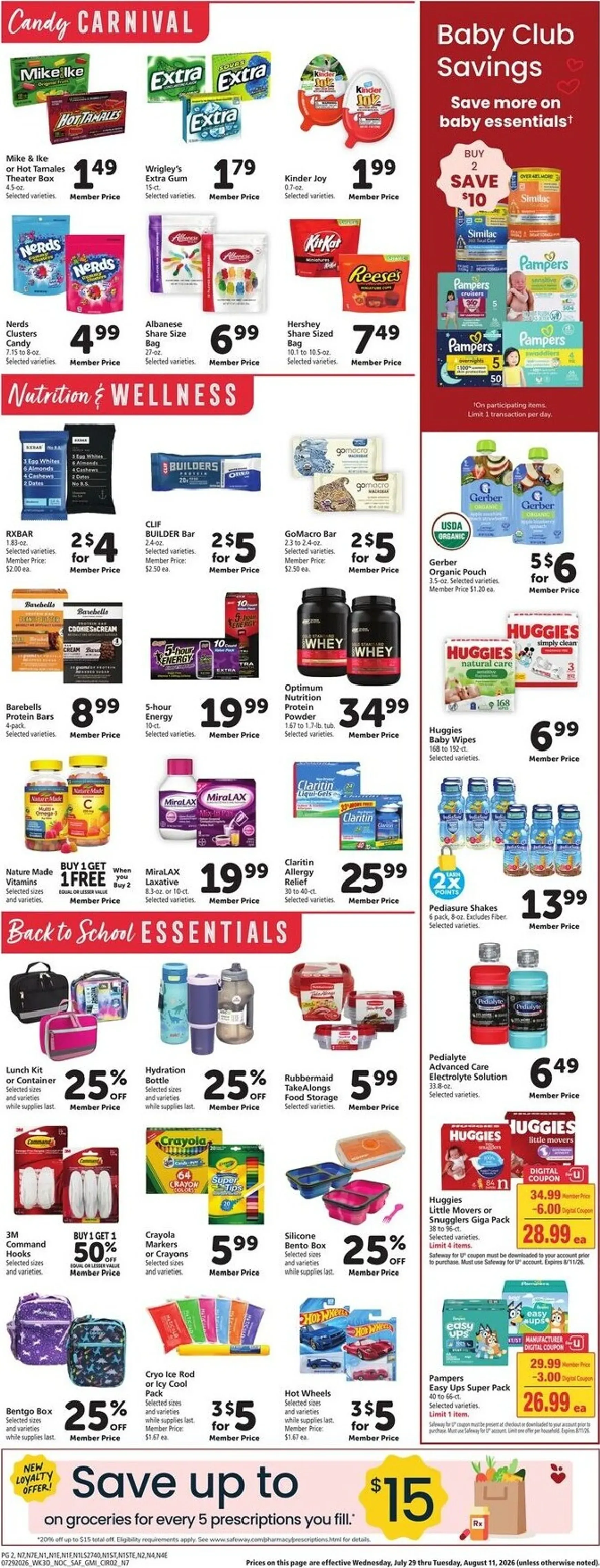 Weekly ad SAFEWAY Fuel-Up Saturday from July 29 to August 4 2026 - Page 9