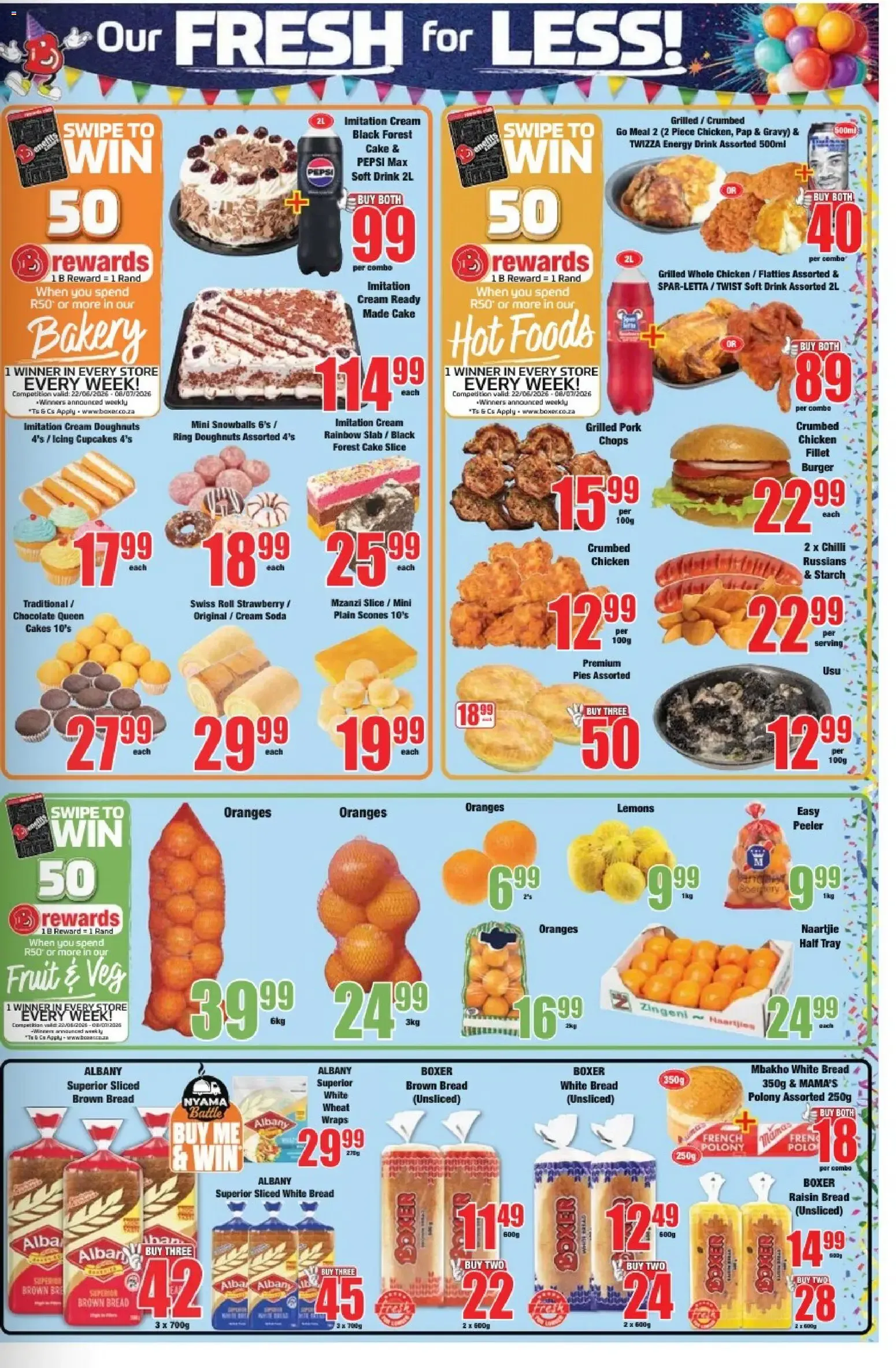 Boxer: Swipe & Get More This Birthday Specials from 22 June to 8 July 2026 - Catalogue Page 3
