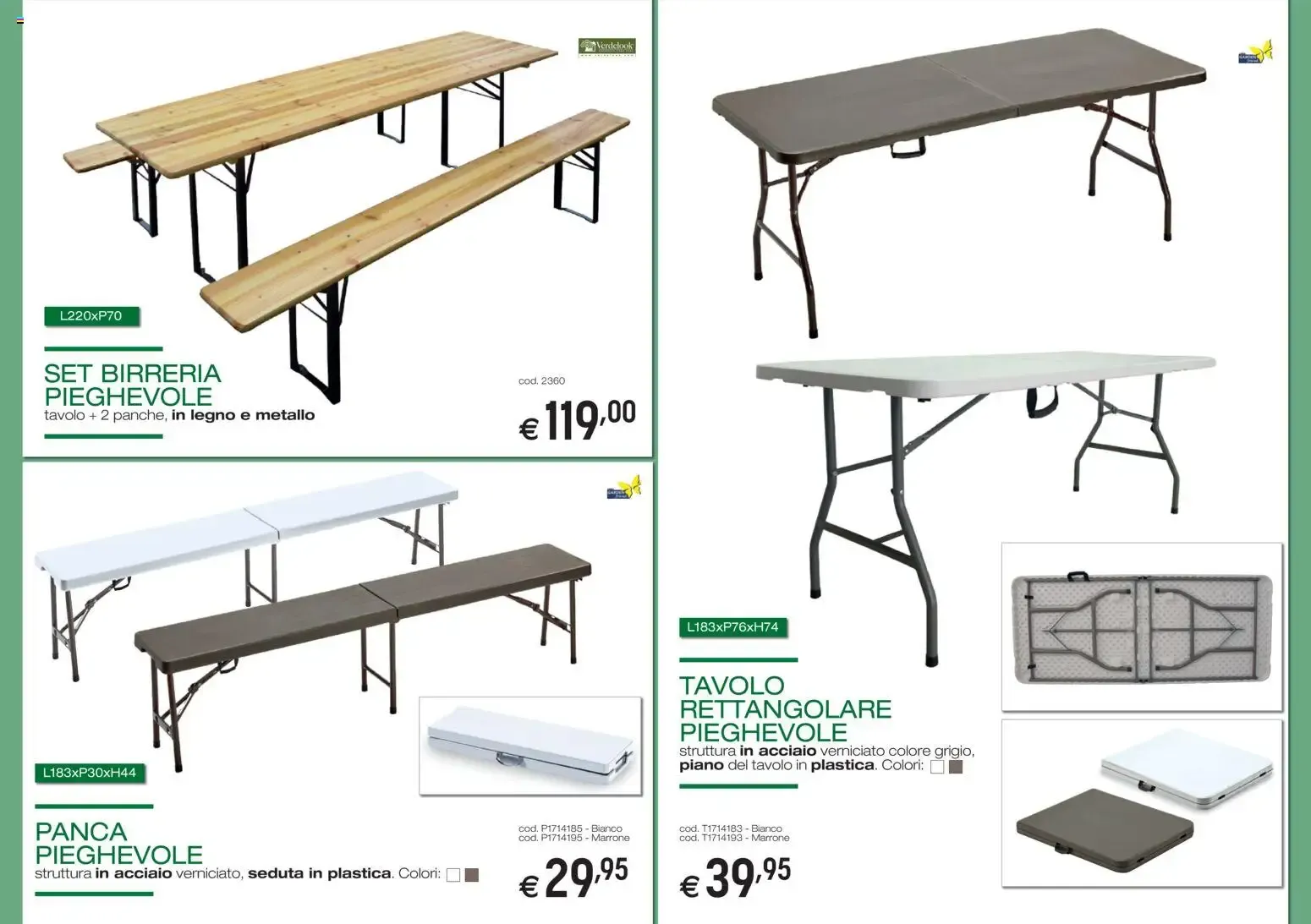 Set Varenna - Arredo Giardino da 5 marzo a 30 settembre di 2026 - Pagina del volantino 9