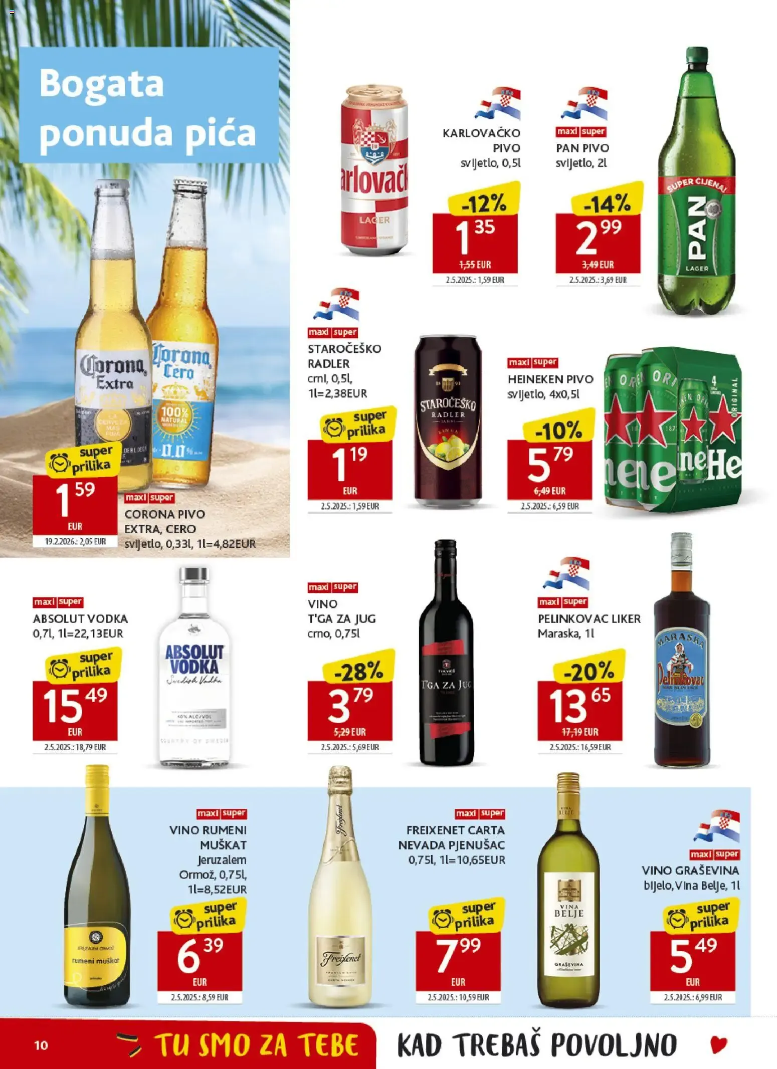 Katalog Konzum Katalog novi od 15.07.2026 na listanje > letak digitalni od 15. srpnja do 21. srpnja 2026. - Pregled Stranica 10