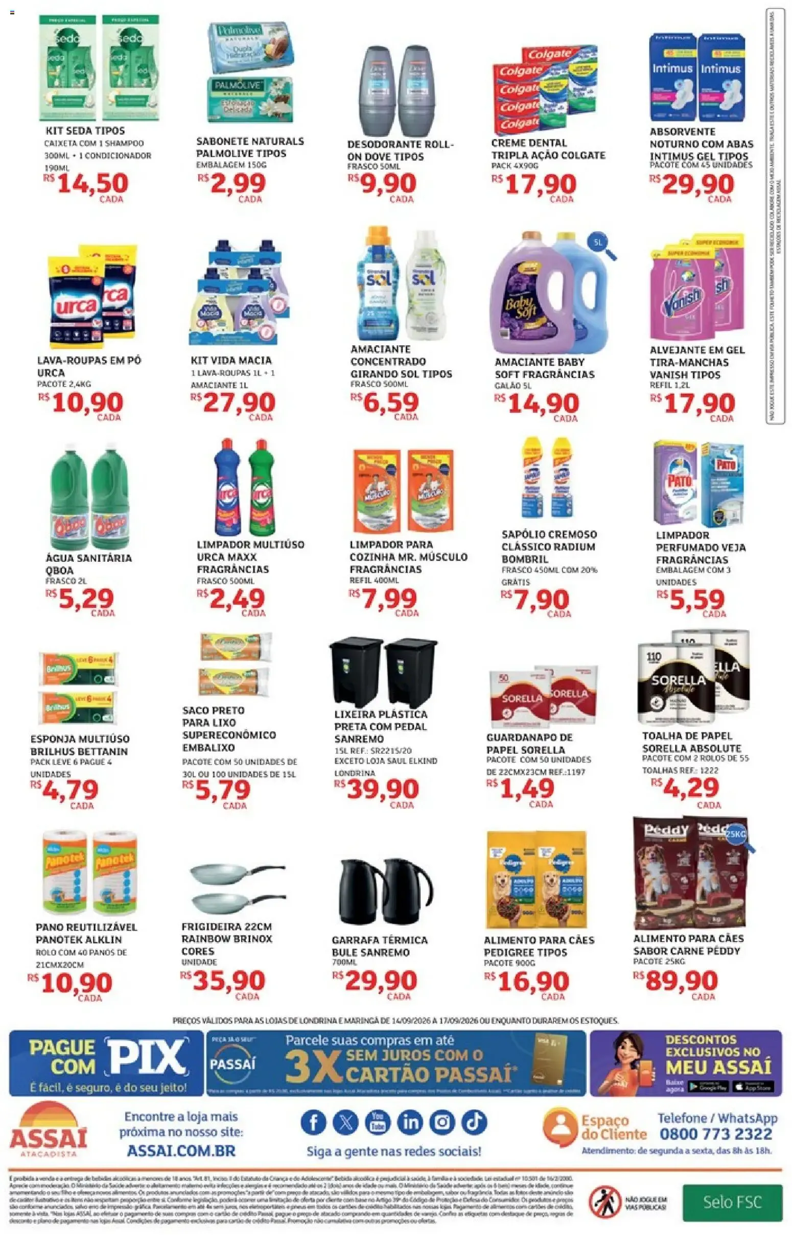 Encarte de Assaí Atacadista ofertas - PR de 14/09/2026 | Promoções Online 14 de setembro até 17 de setembro 2026 - Pagina 4