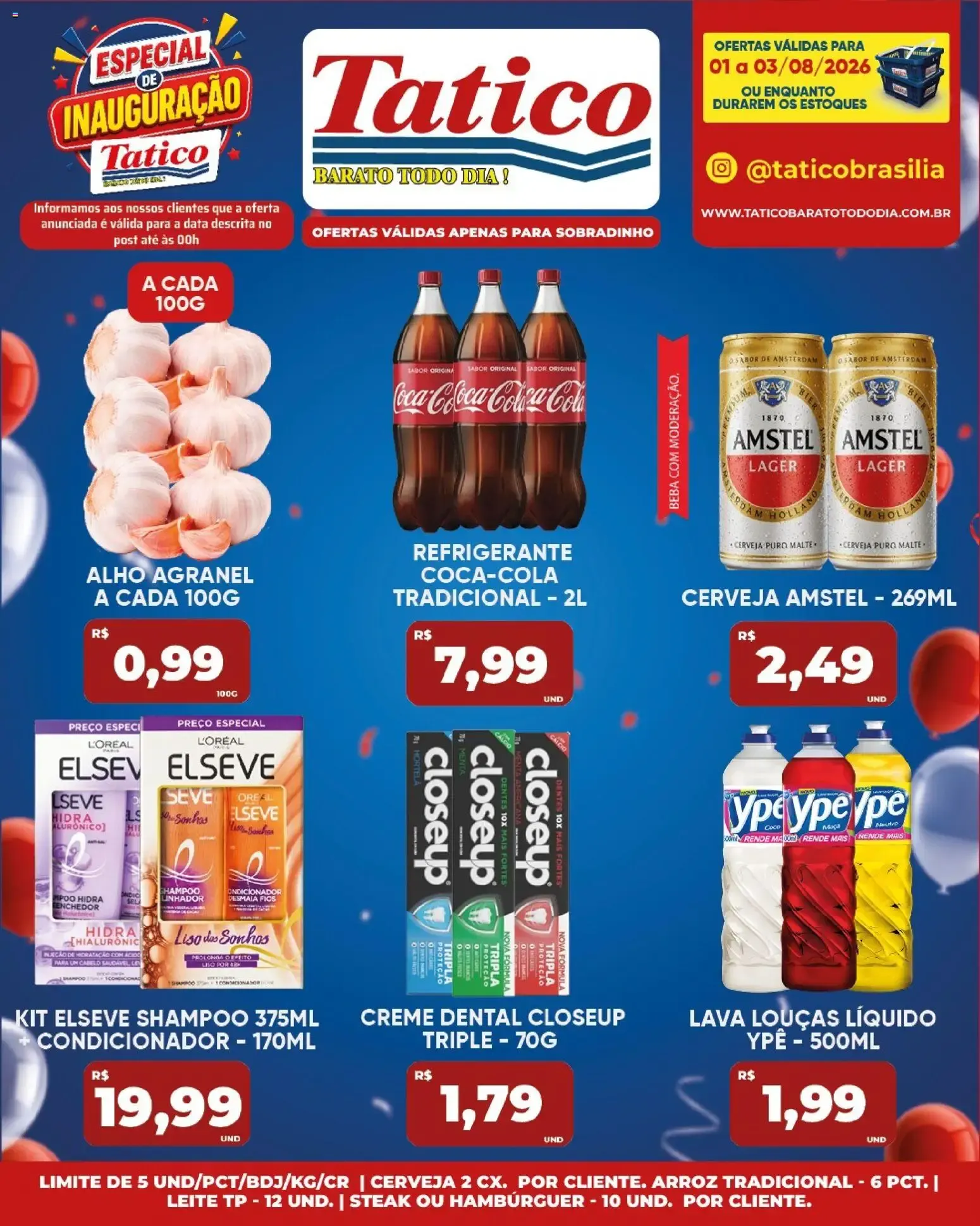 Encarte de Tatico ofertas Fim de Semana de 01/08/2026 | Promoções Online 1 de agosto até 2 de agosto 2026 - Pagina 27
