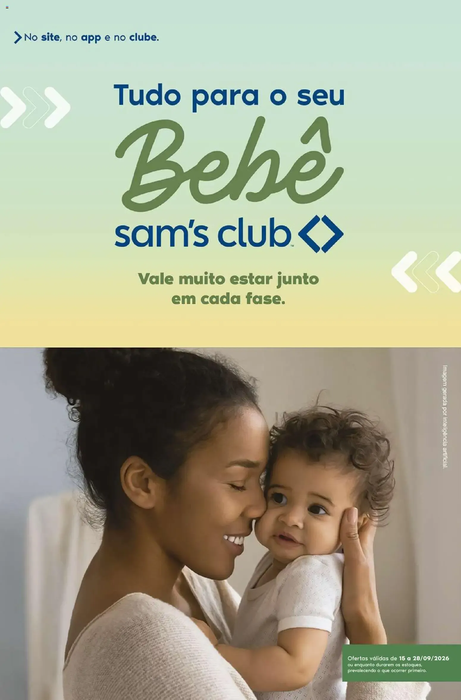 Sam's Club ofertas Bebê de 15/09/2026 | Promoções Online