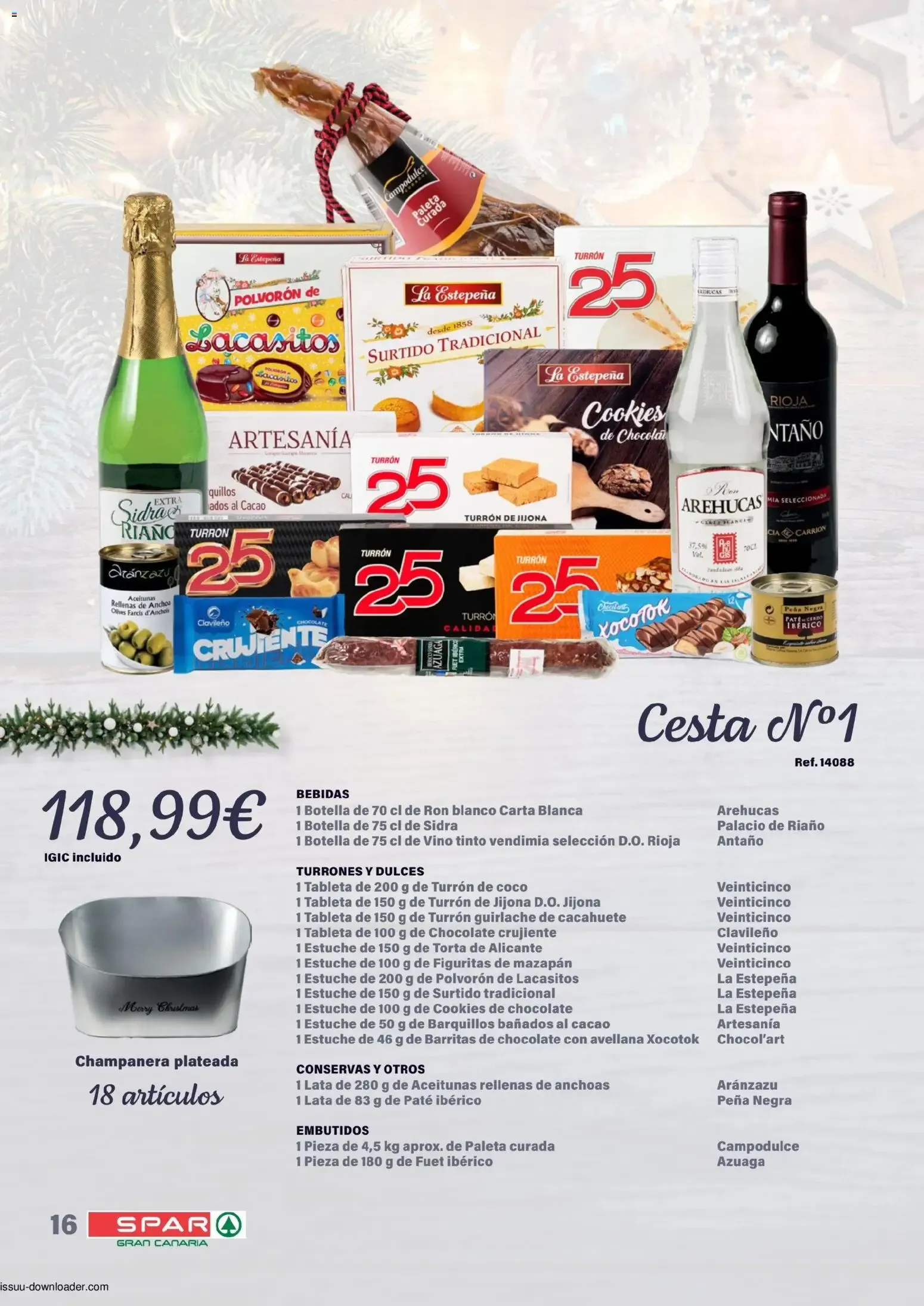 Catálogo de Spar Cestas y Lotes 30/10/2026 - 07/01/2027 30 de octubre al 7 de enero 2027 - Página 16